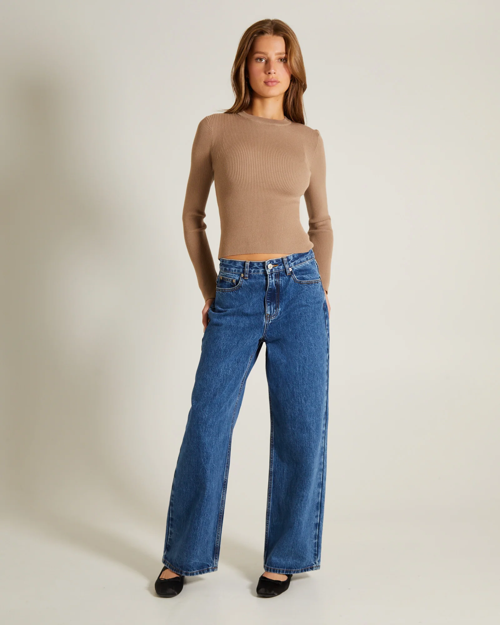 Luxe Knitted Long Sleeve Top - Image 4