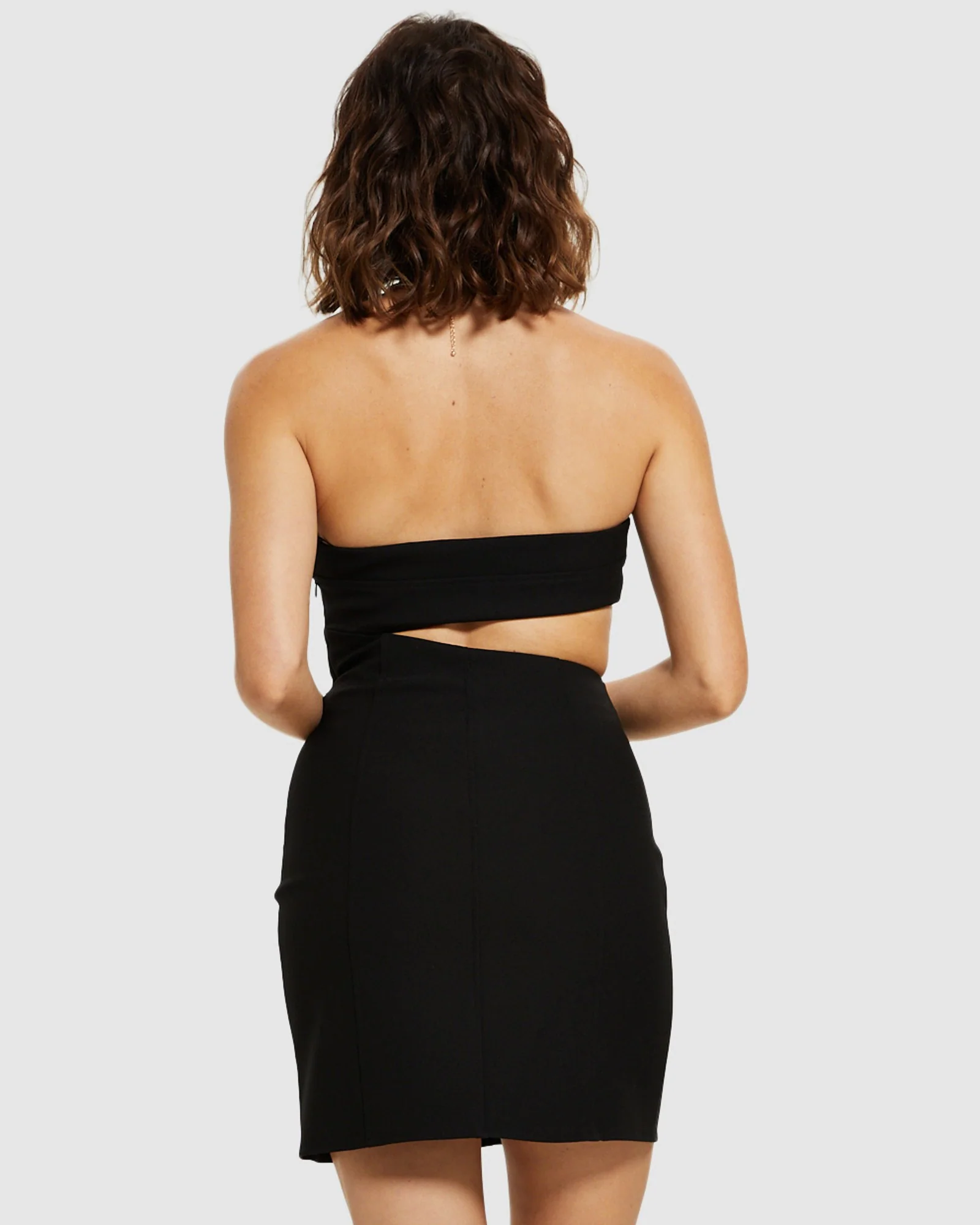 Lydia Corset Mini Dress Black - Image 2