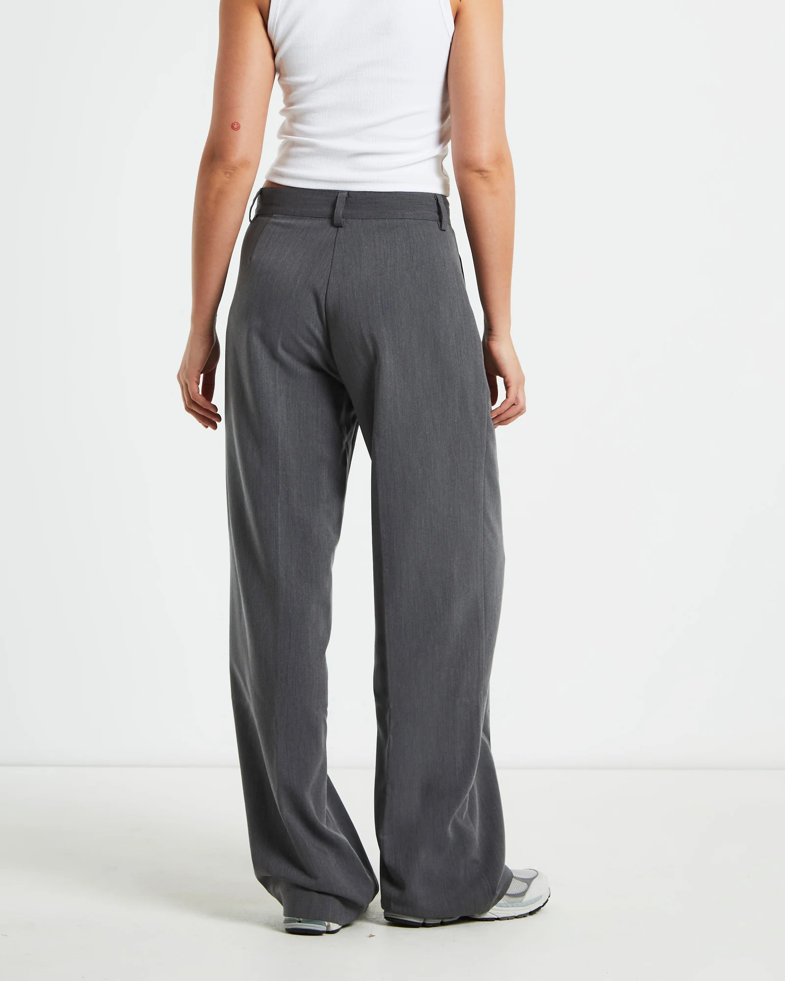 Maeve Wide Leg Pants in Slate Grey - Image 2