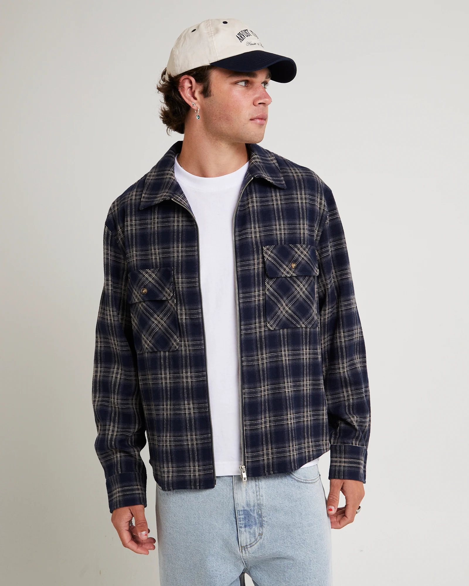 Maker Zip Up Long Sleeve Shirt - Image 4