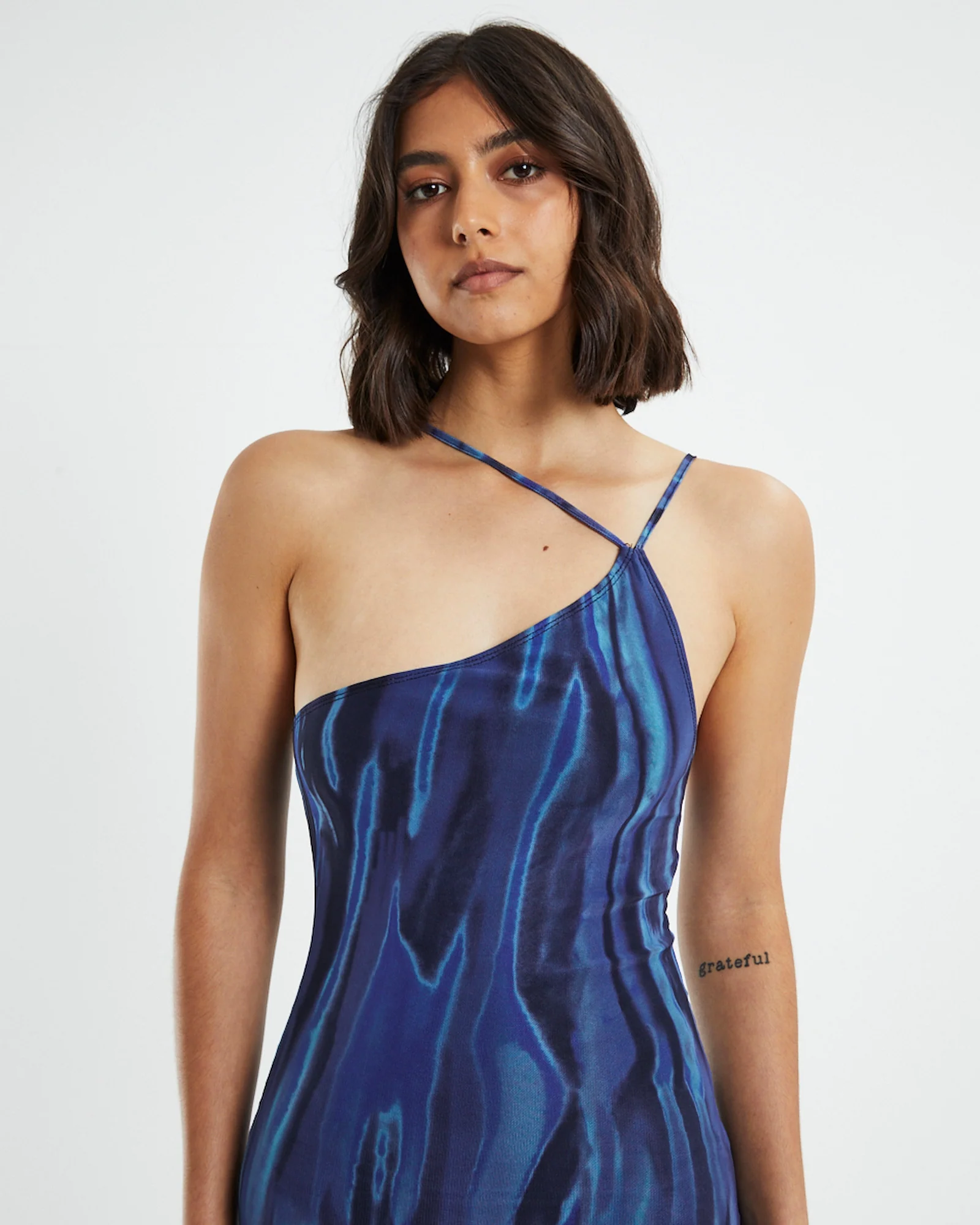 Marda Mini Dress Bleed Blue - Image 5