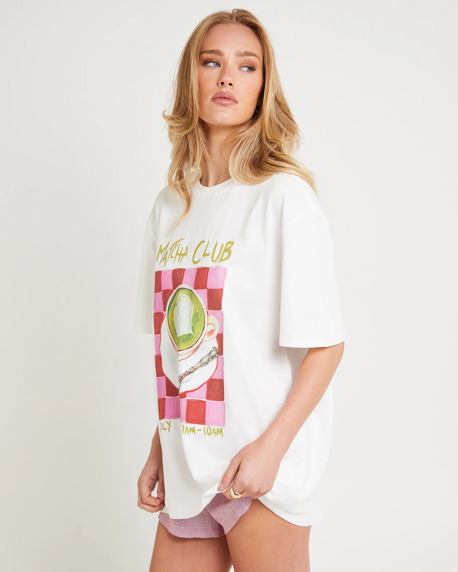Matcha Club Boyfriend T-Shirt - Image 3