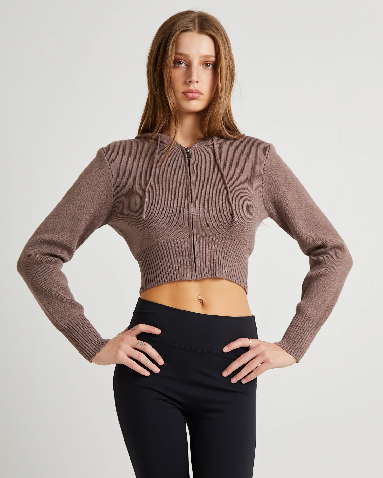 Maylee Knit Zip Through Hoodie - Image 5