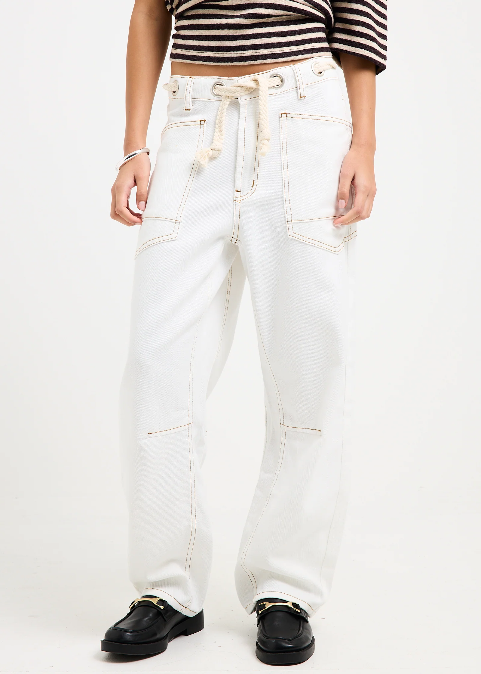 Maylee Low Rise Relaxed Denim Jeans - Image 2