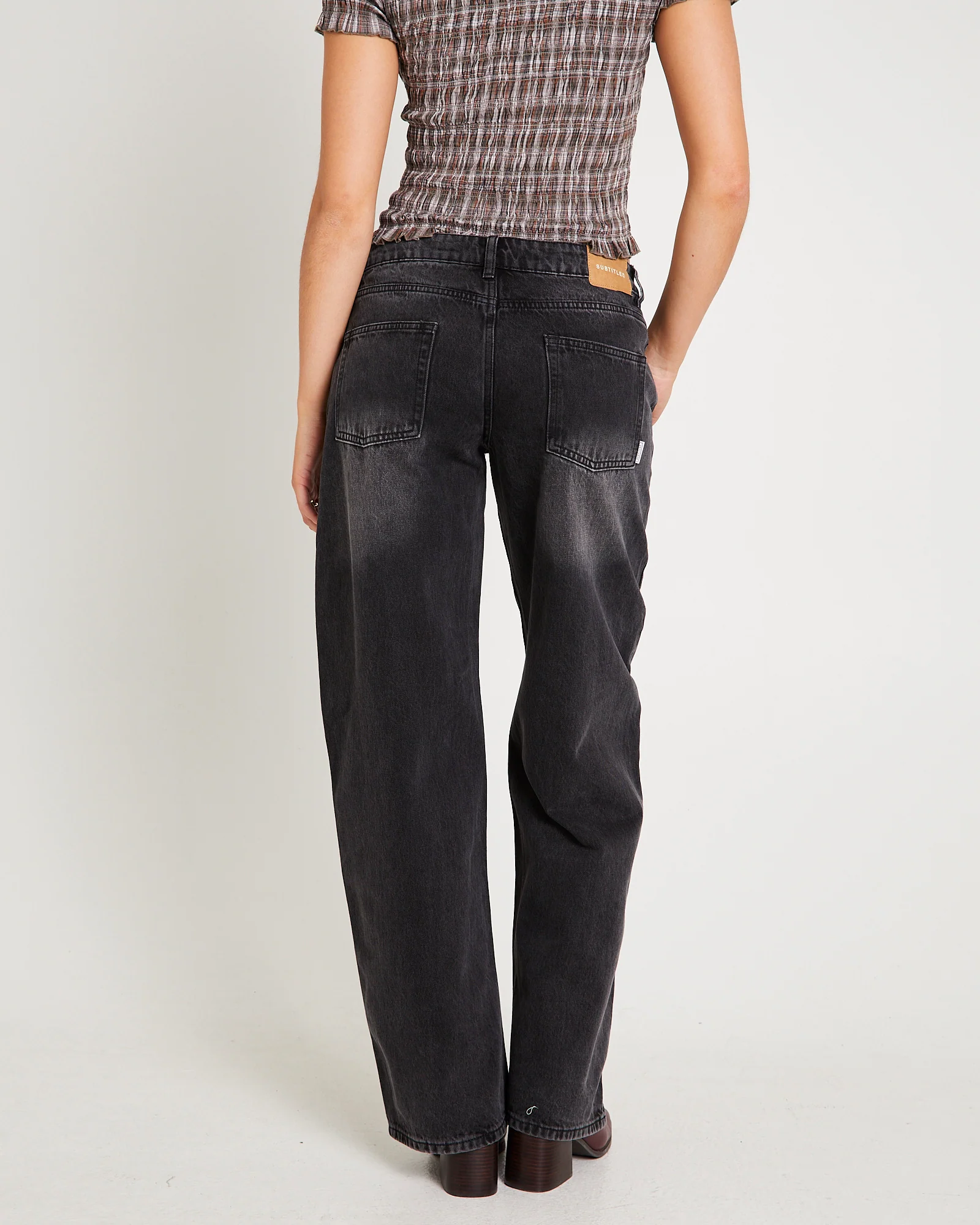 Maylee Low Rise Relaxed Denim Jeans - Image 3
