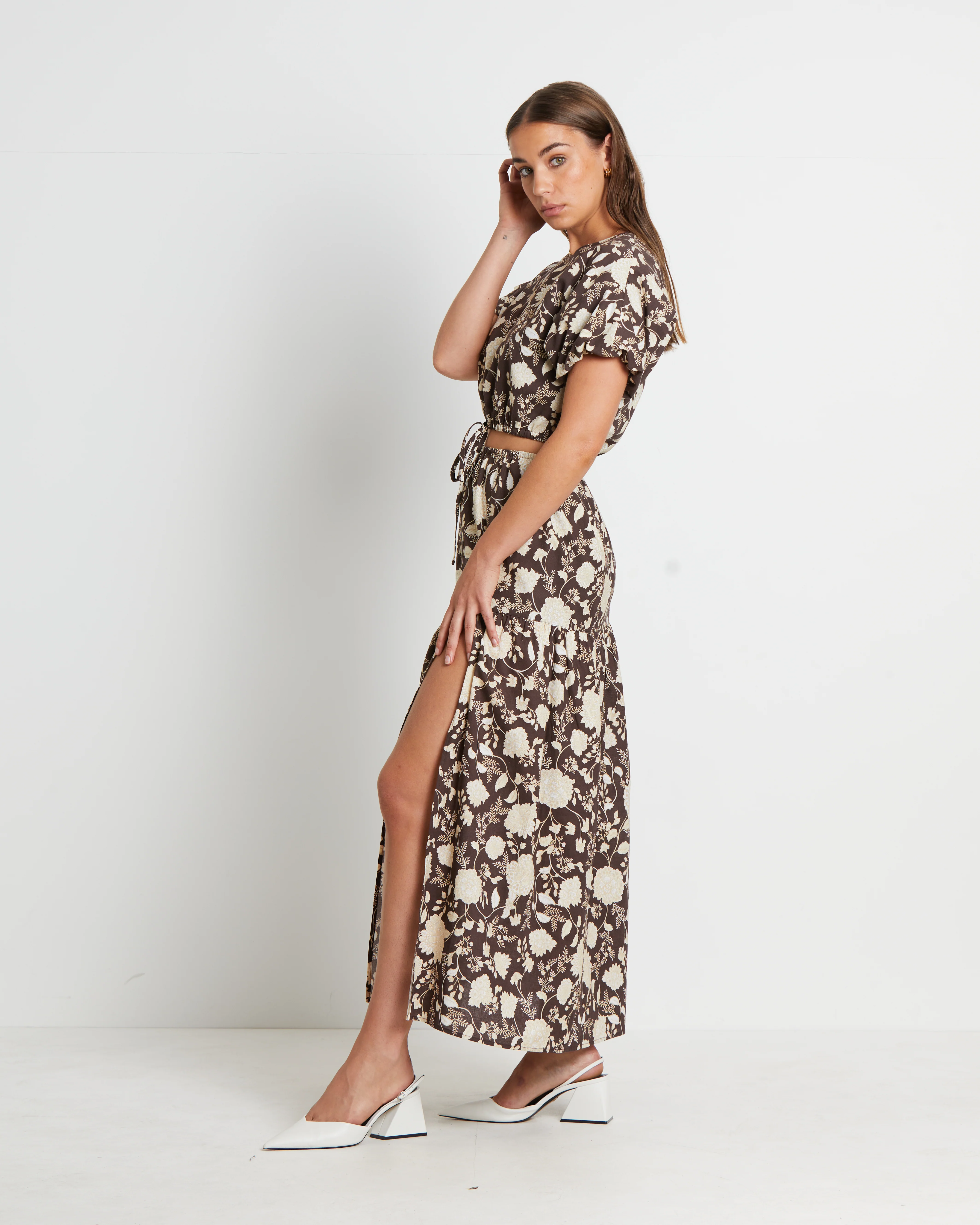 Melody Linen Maxi Skirt - Image 4
