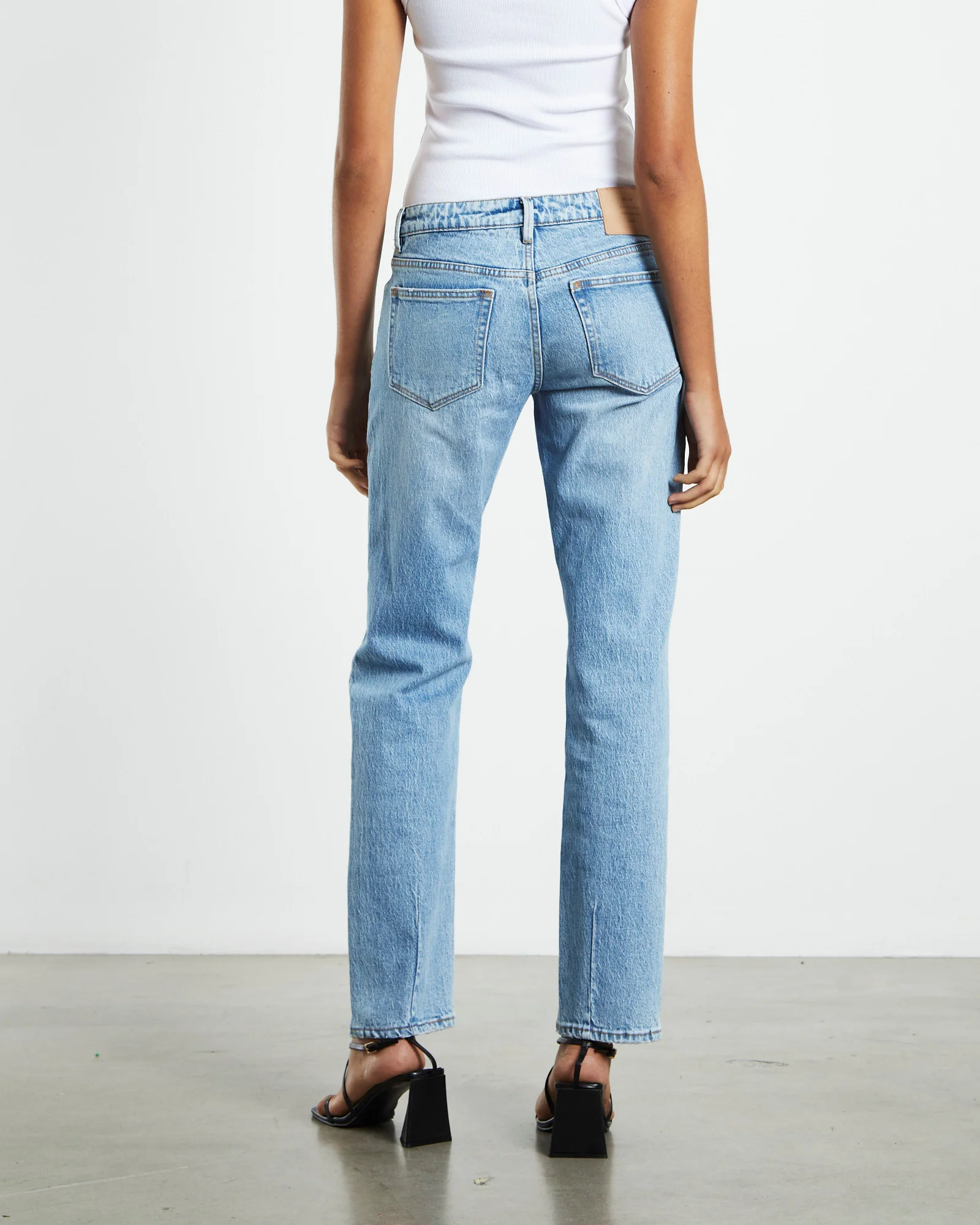 Mia Low Rise Straight Denim Jeans Jemima - Image 2