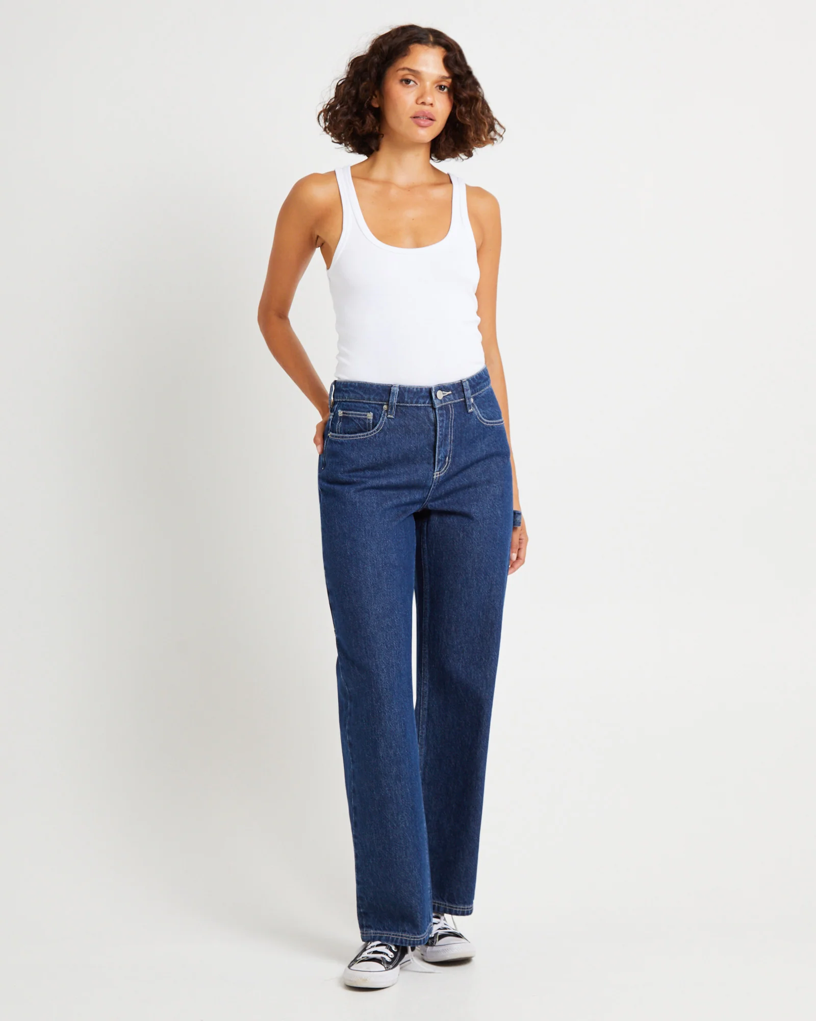 Mid Baggy Denim Jeans Trip - Image 3