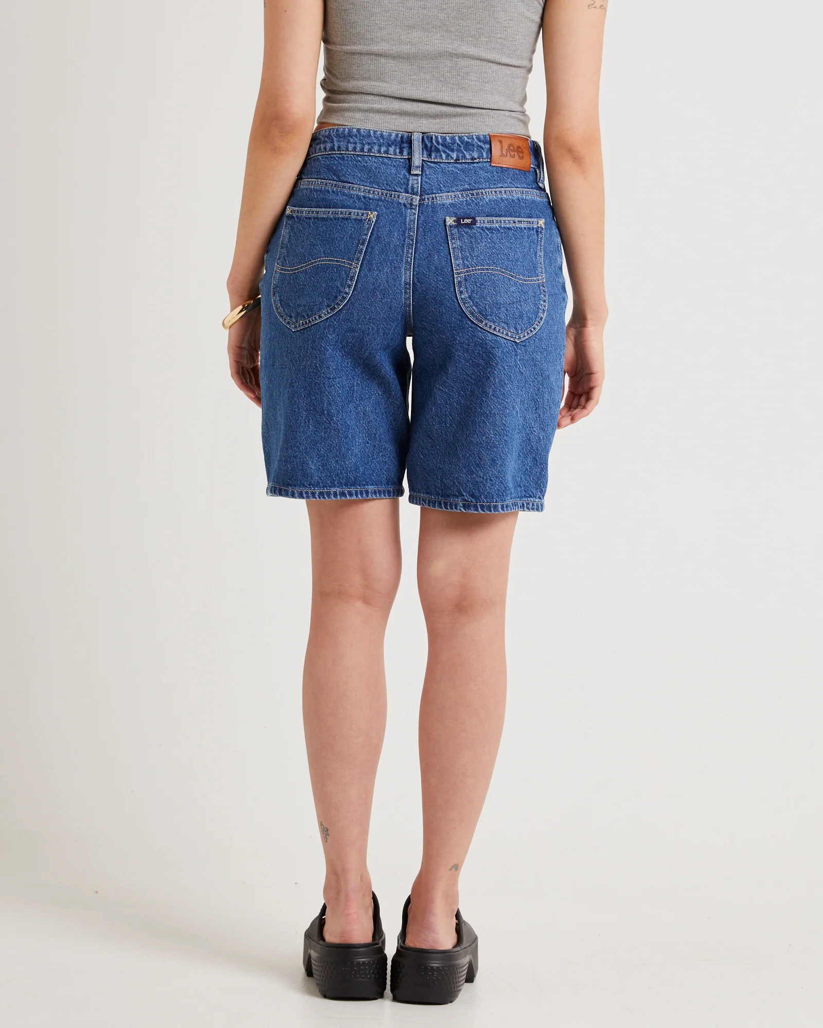 Mid Baggy Denim Shorts - Image 3