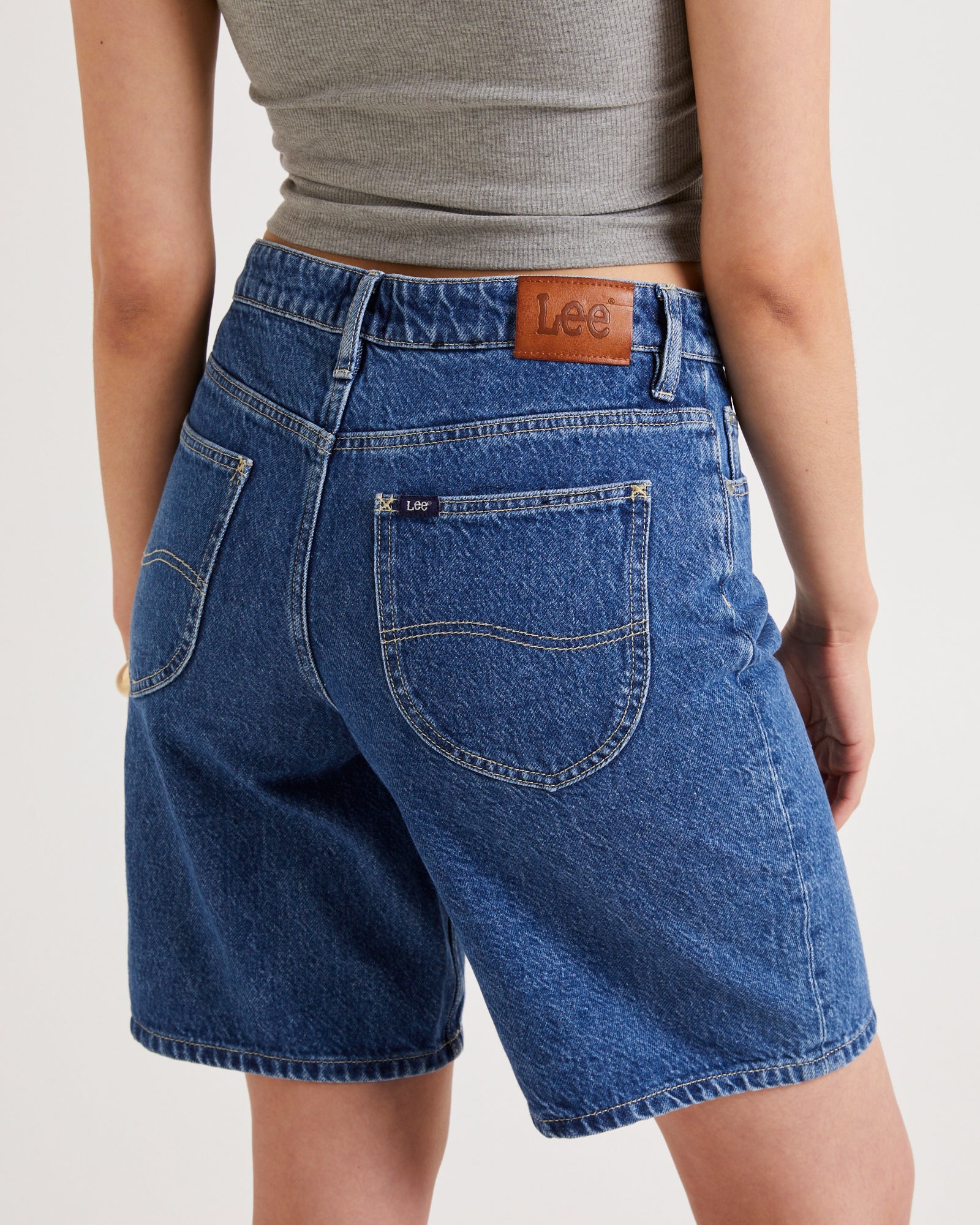 Mid Baggy Denim Shorts - Image 5