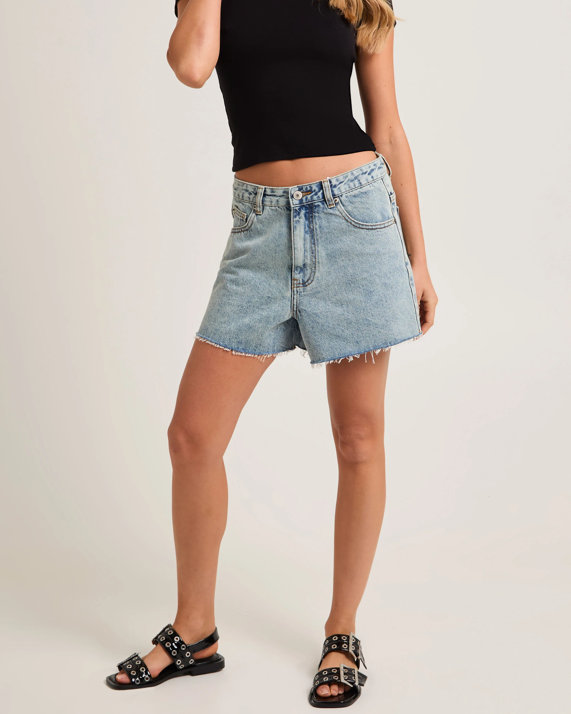 Millie A-Line Denim Shorts