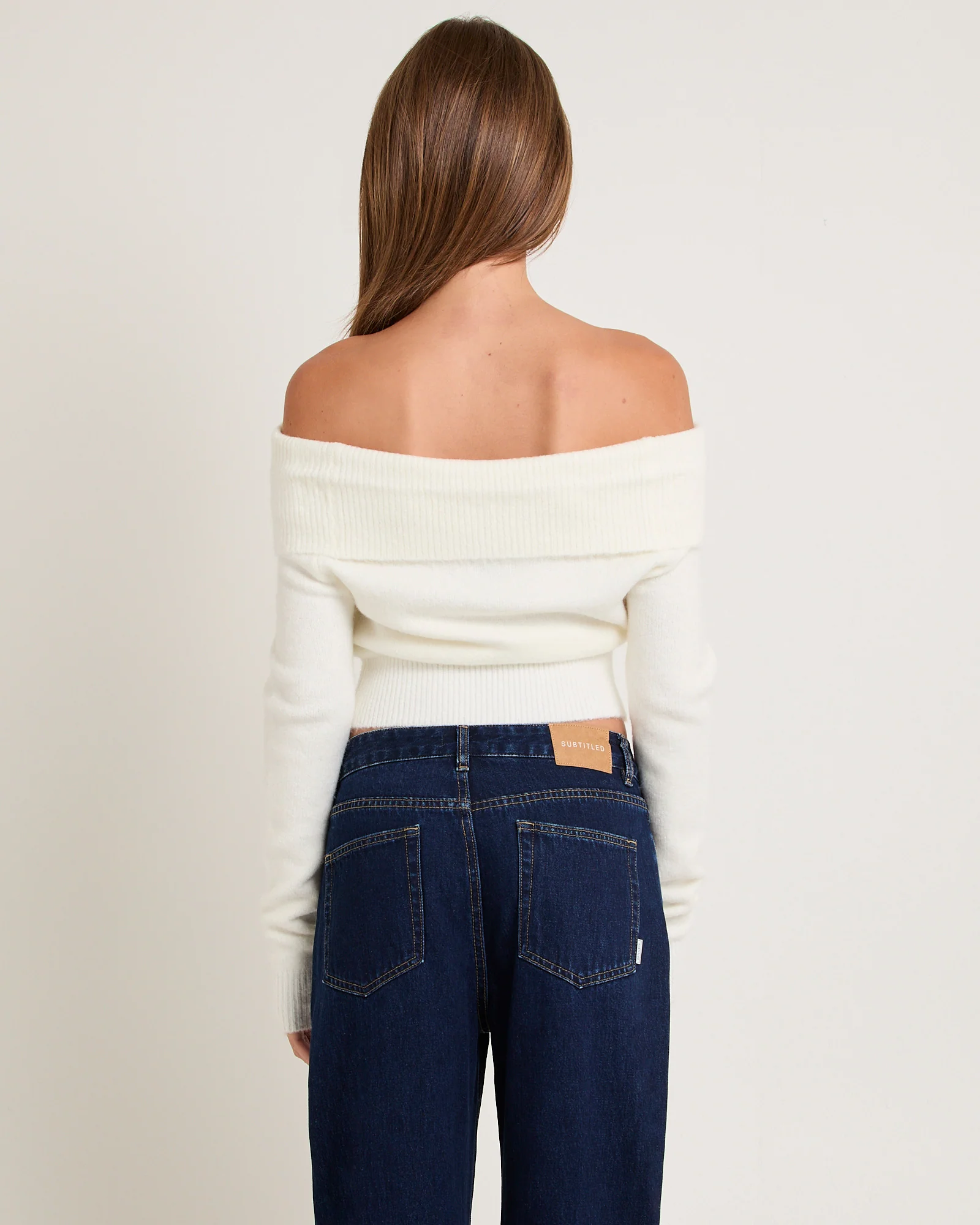 Milly Off Shoulder Knit Sweater - Image 2