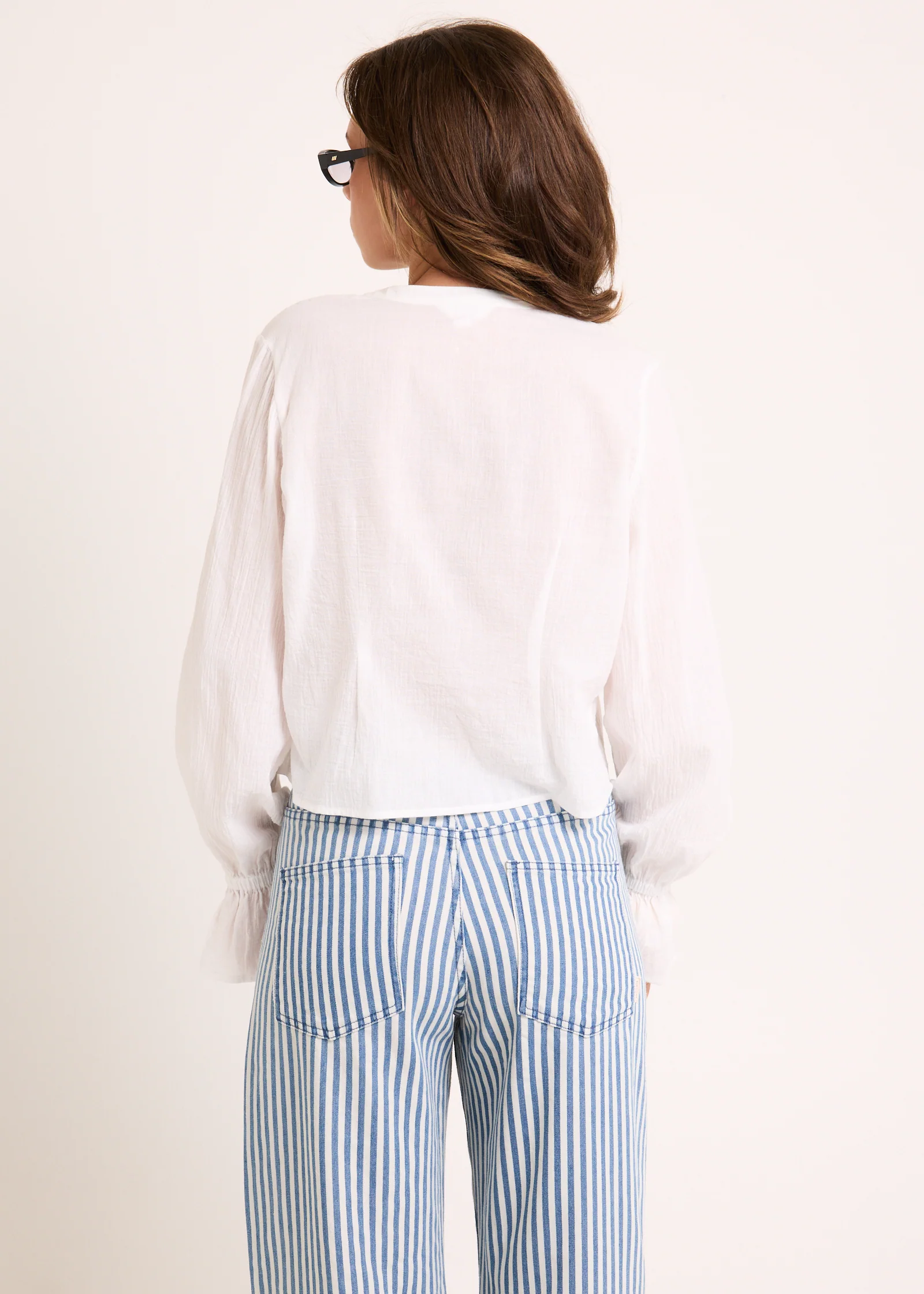 Minerva Frilled Long Sleeve Shirt - Image 5