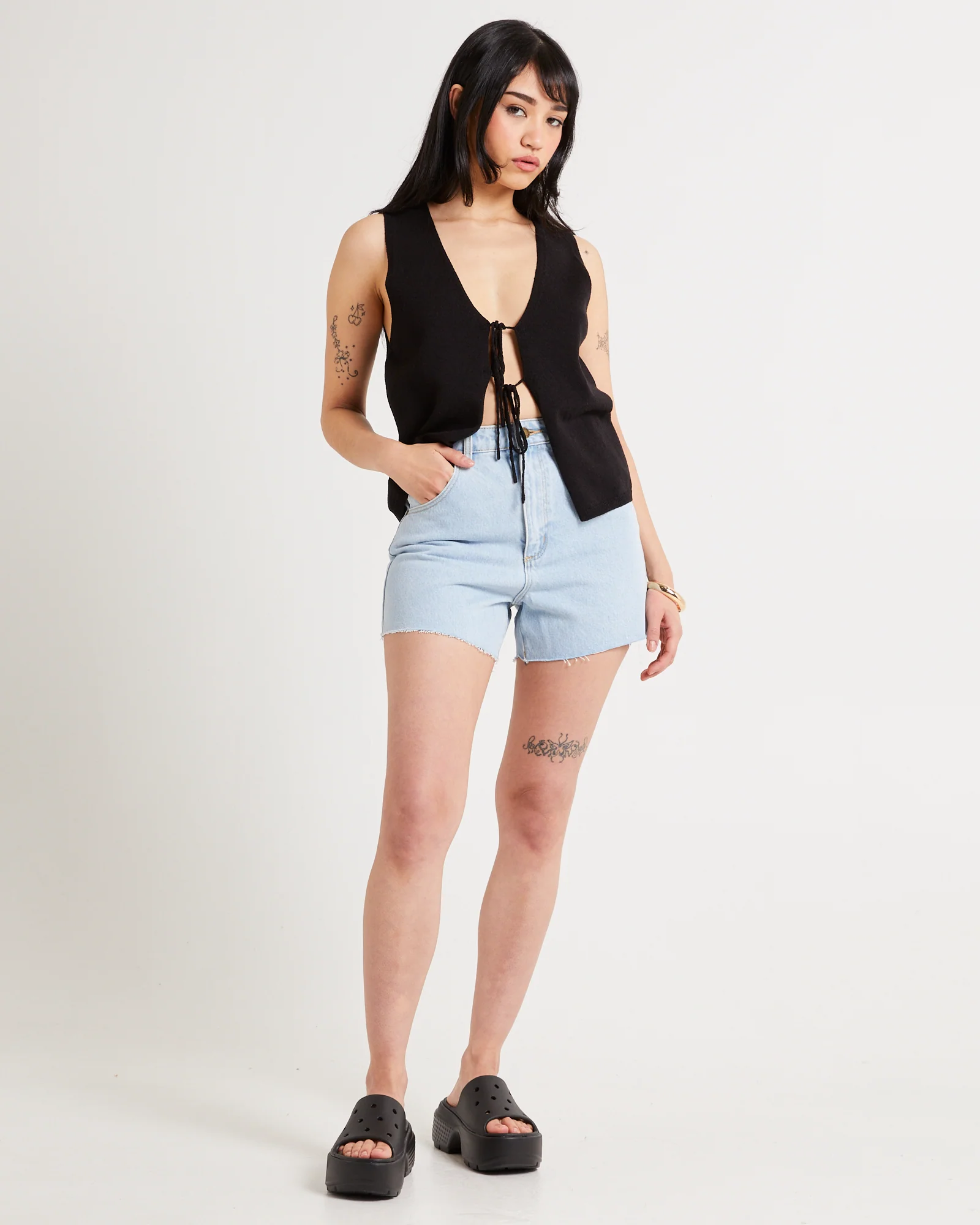 Mirage Denim Shorts - Image 3