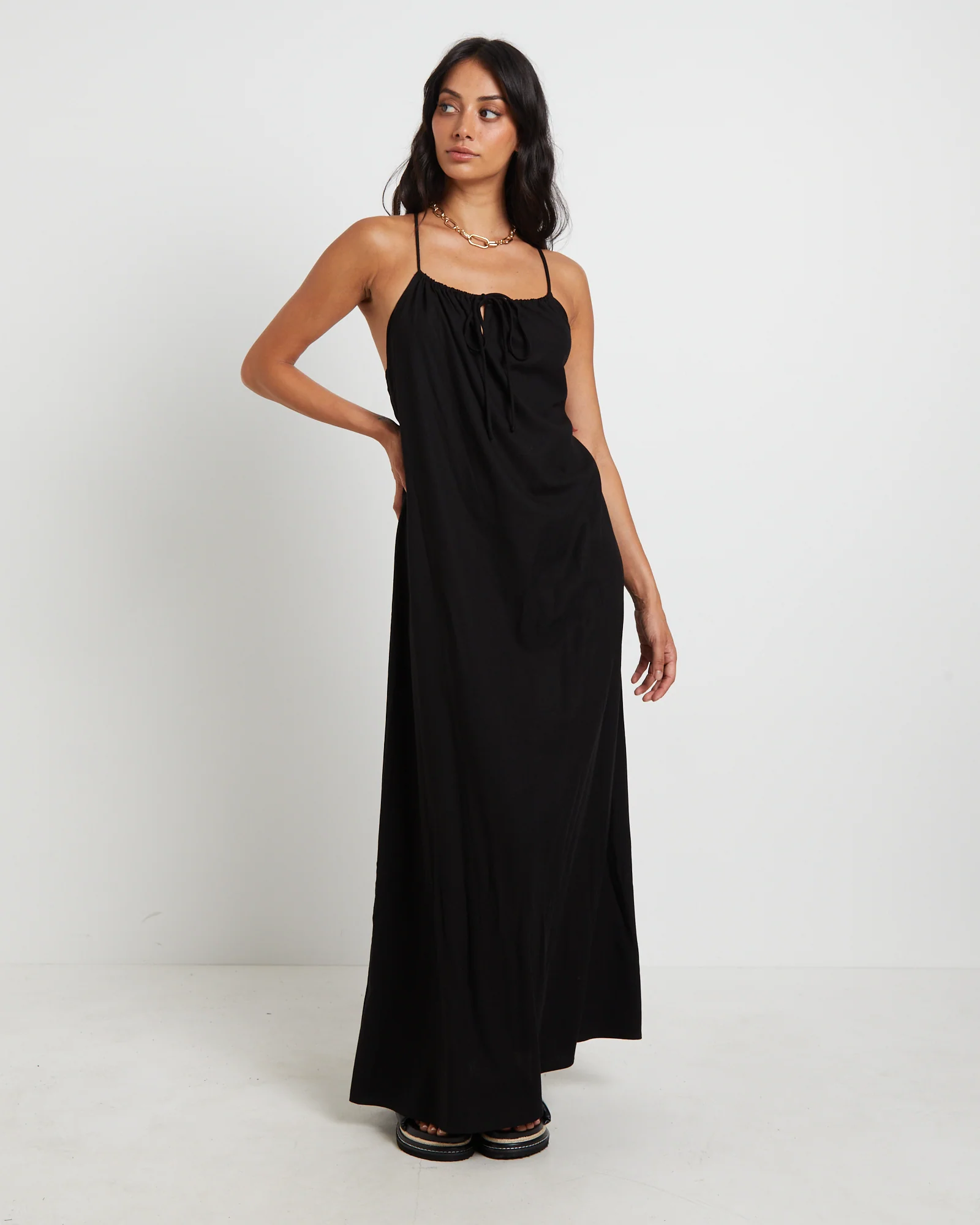 Mischa Maxi Dress in Black