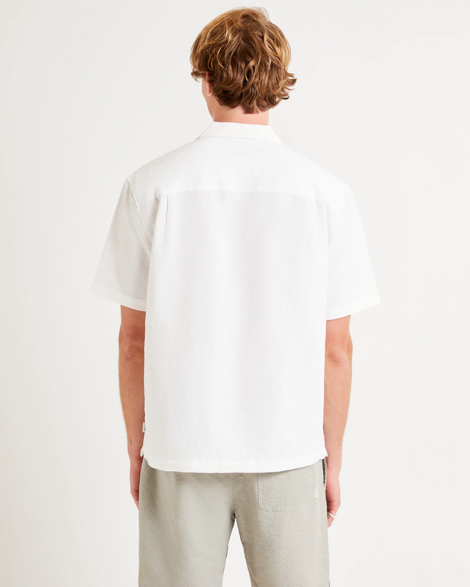 Morrison Seersucker Short Sleeve Resort Shirt - Image 2