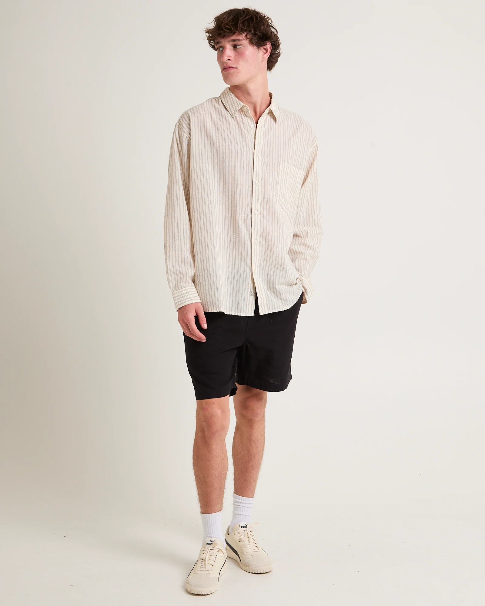 Murphy Stripe Long Sleeve Shirt - Image 3