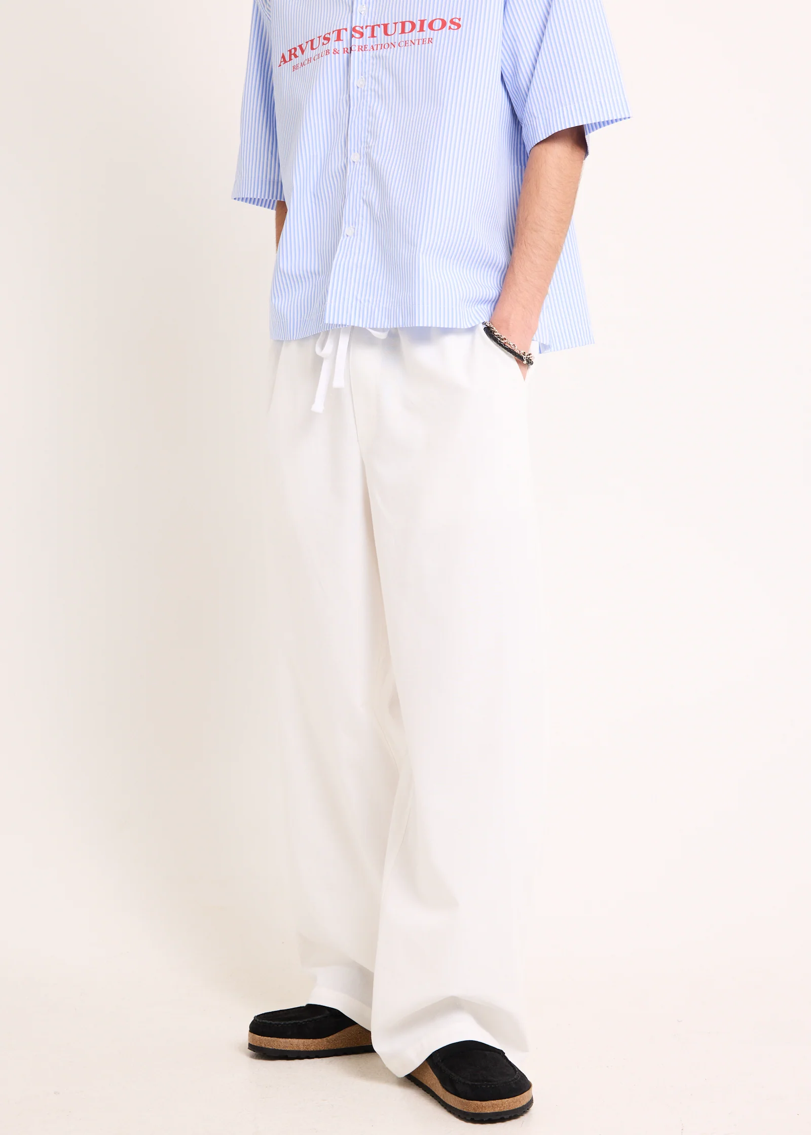 Naples Baggy Linen Pant - Image 3