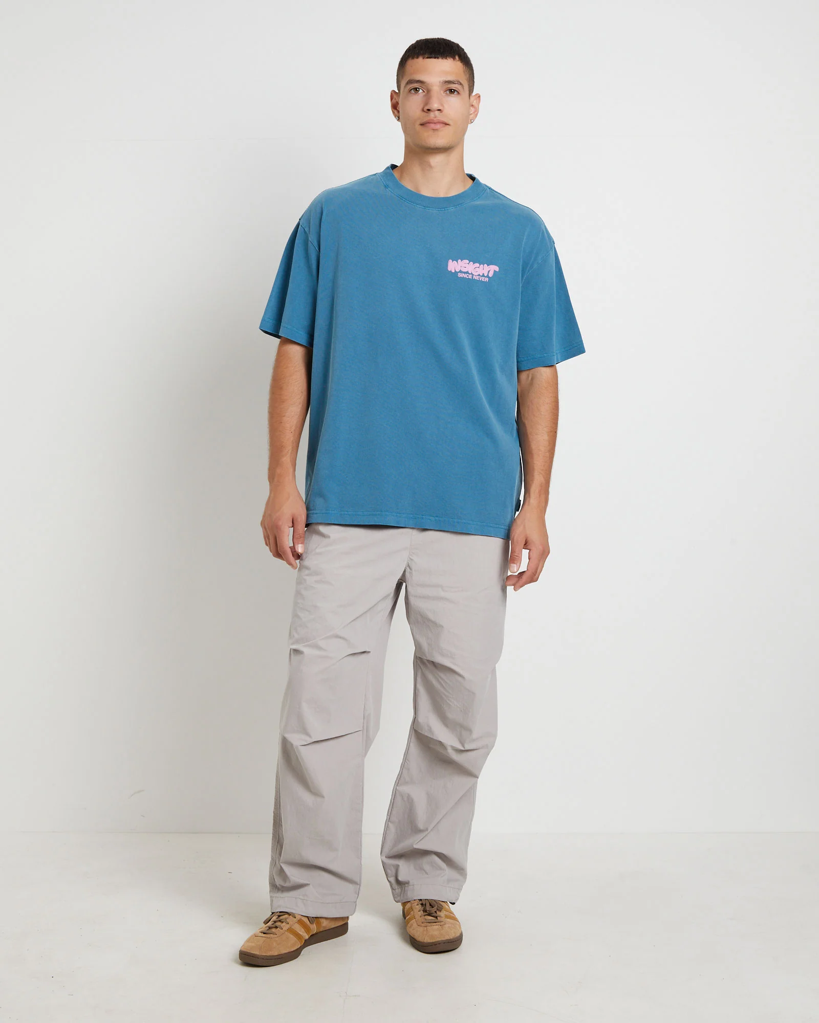 Narli Oversized T-Shirt in Ocean - Image 3