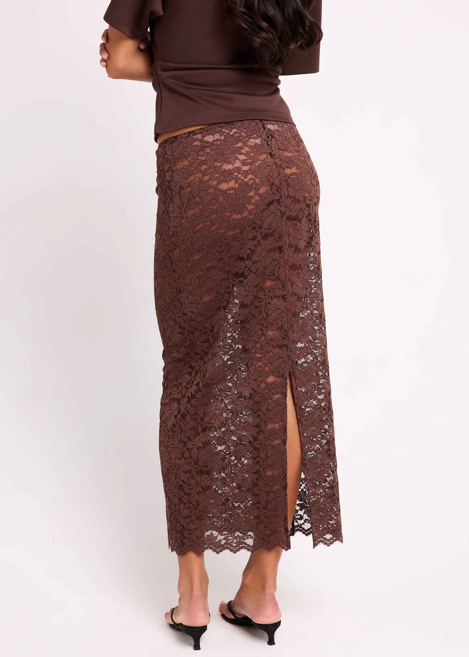 Natalie Lace Maxi Skirt - Image 3