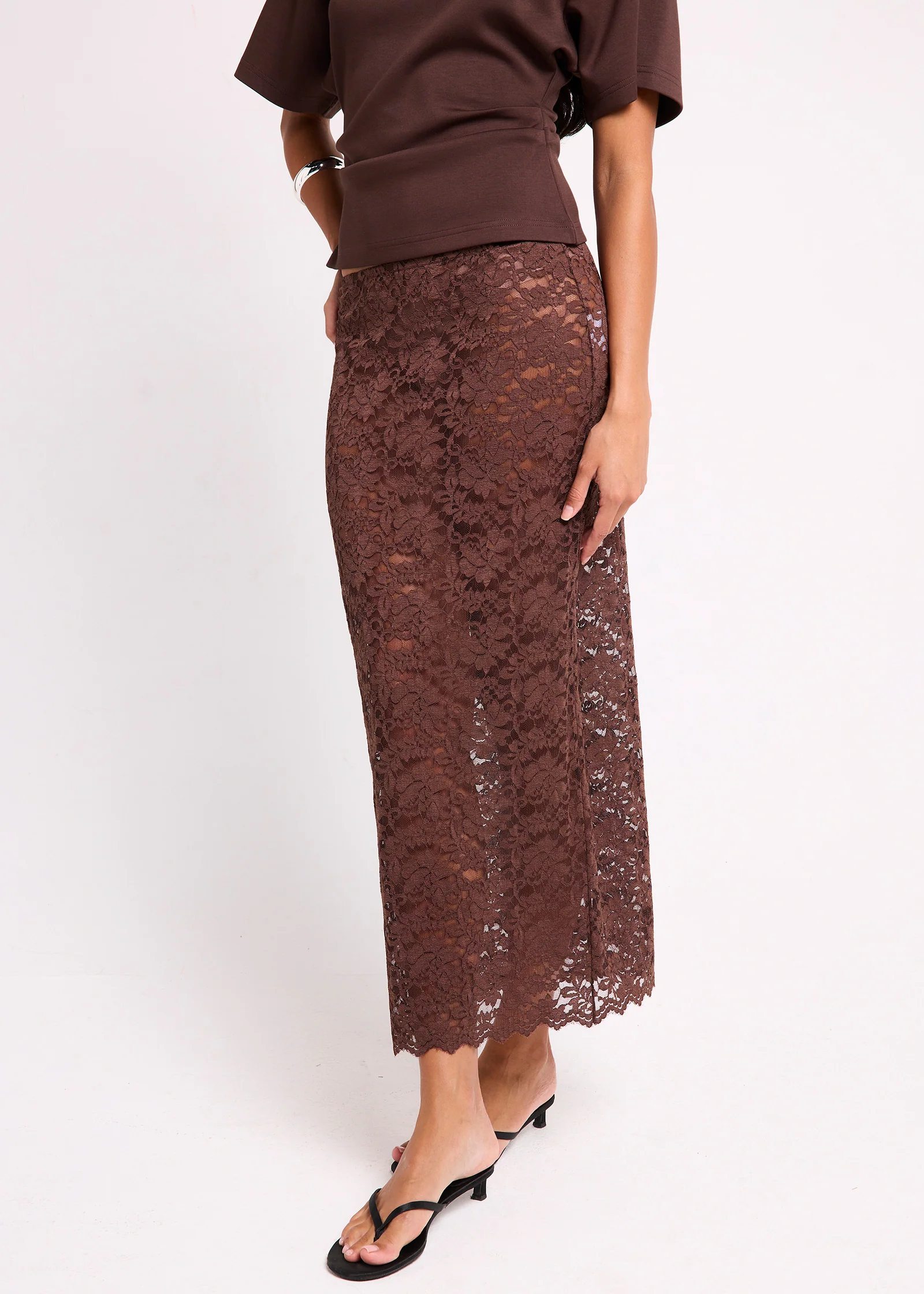 Natalie Lace Maxi Skirt - Image 4