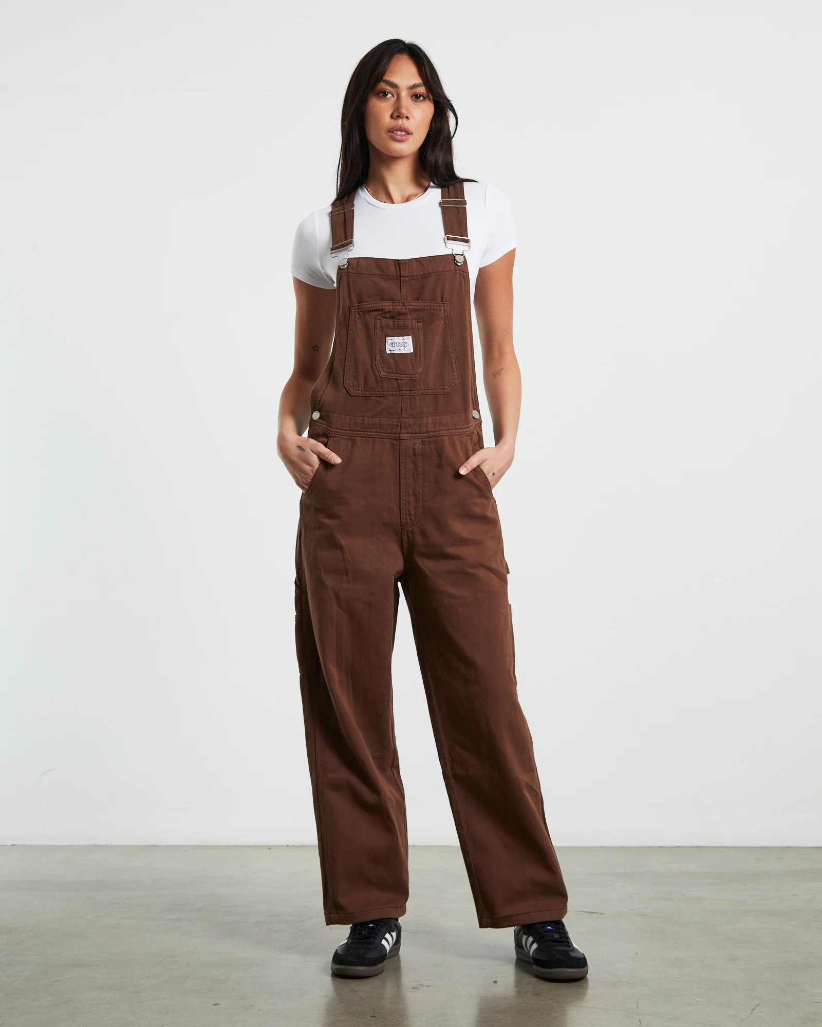 Nevada Denim Overalls Coffee Brown