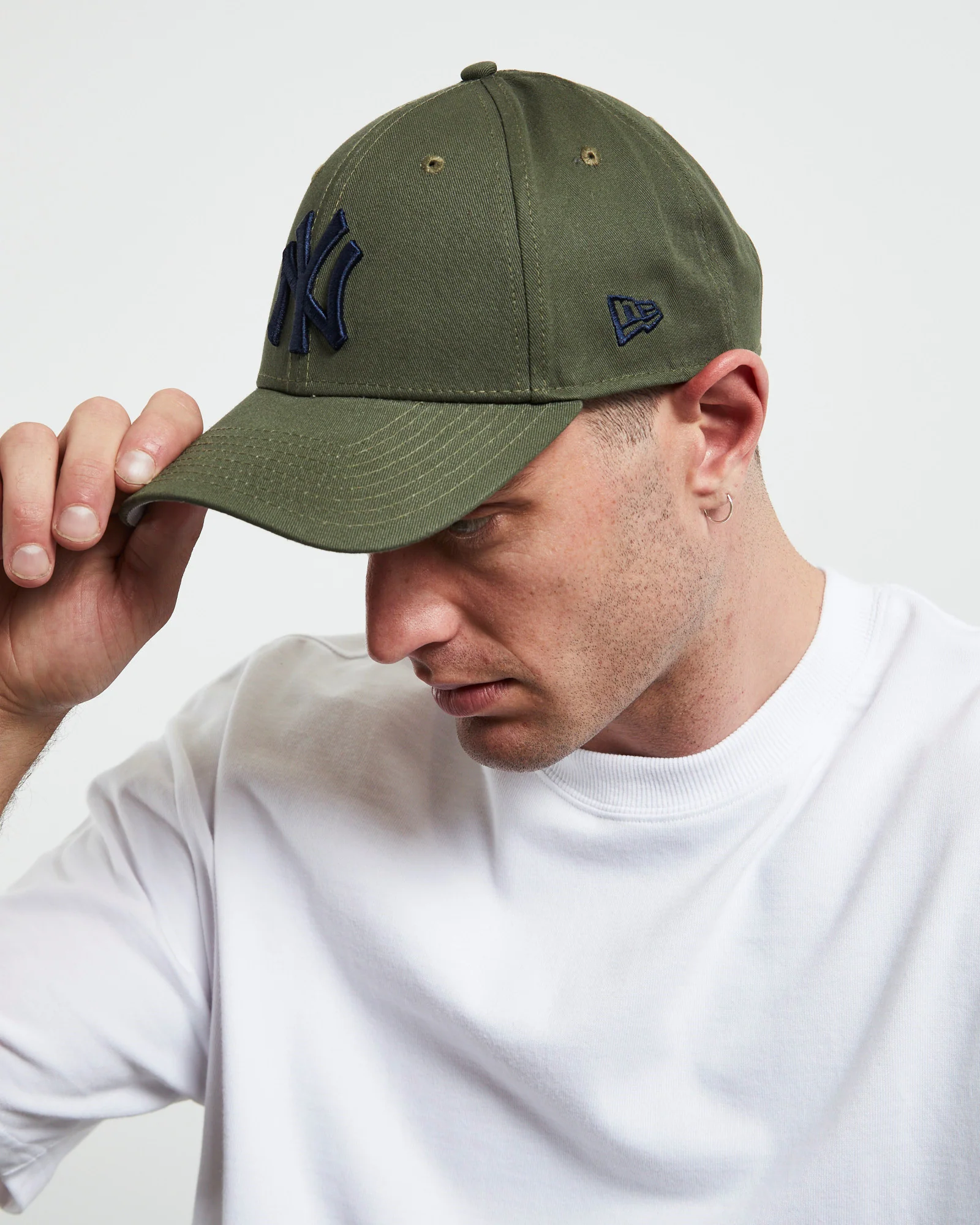 New York Yankees Cap Olive Green - Image 6