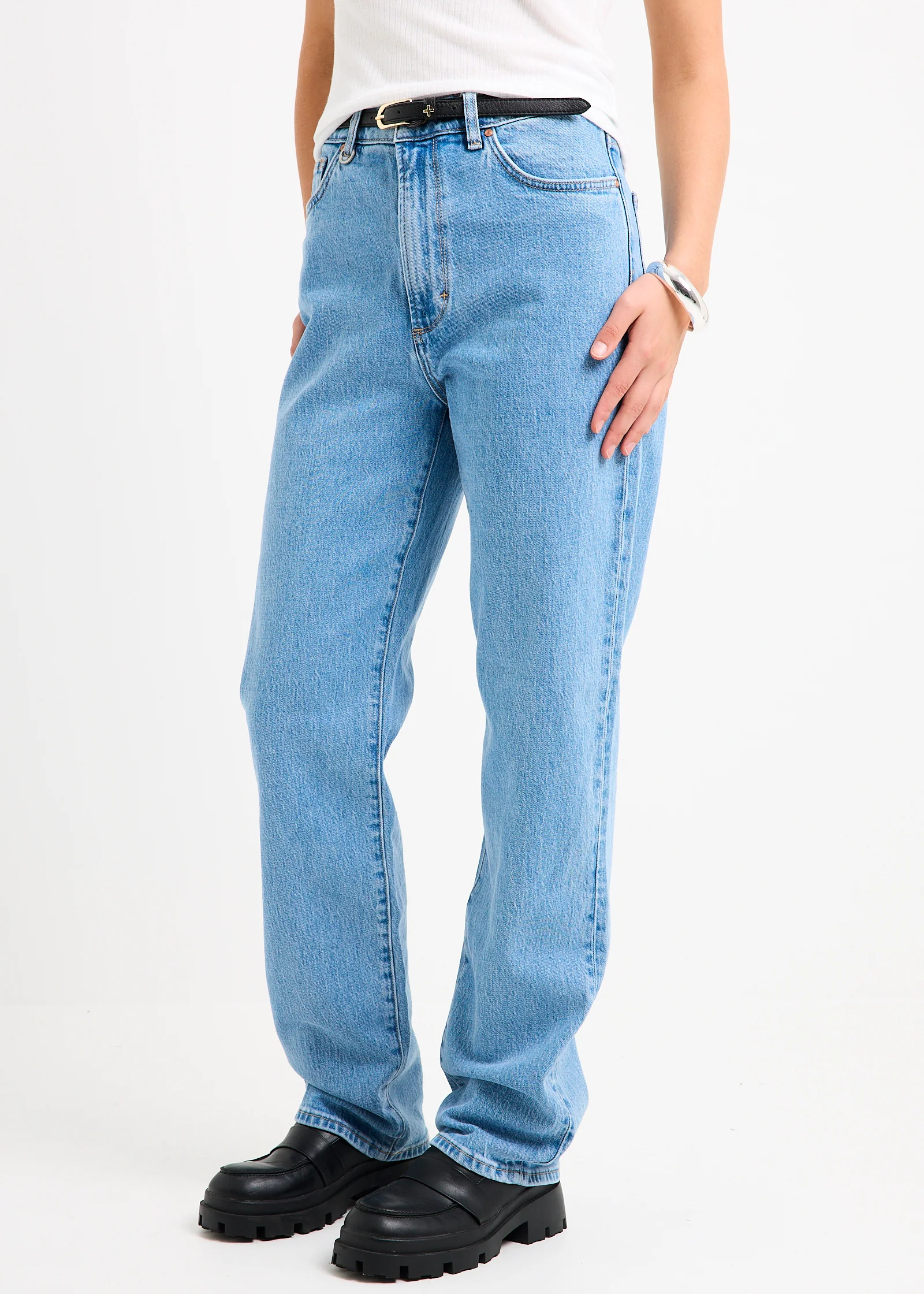 Nico Straight Denim Jeans - Image 4
