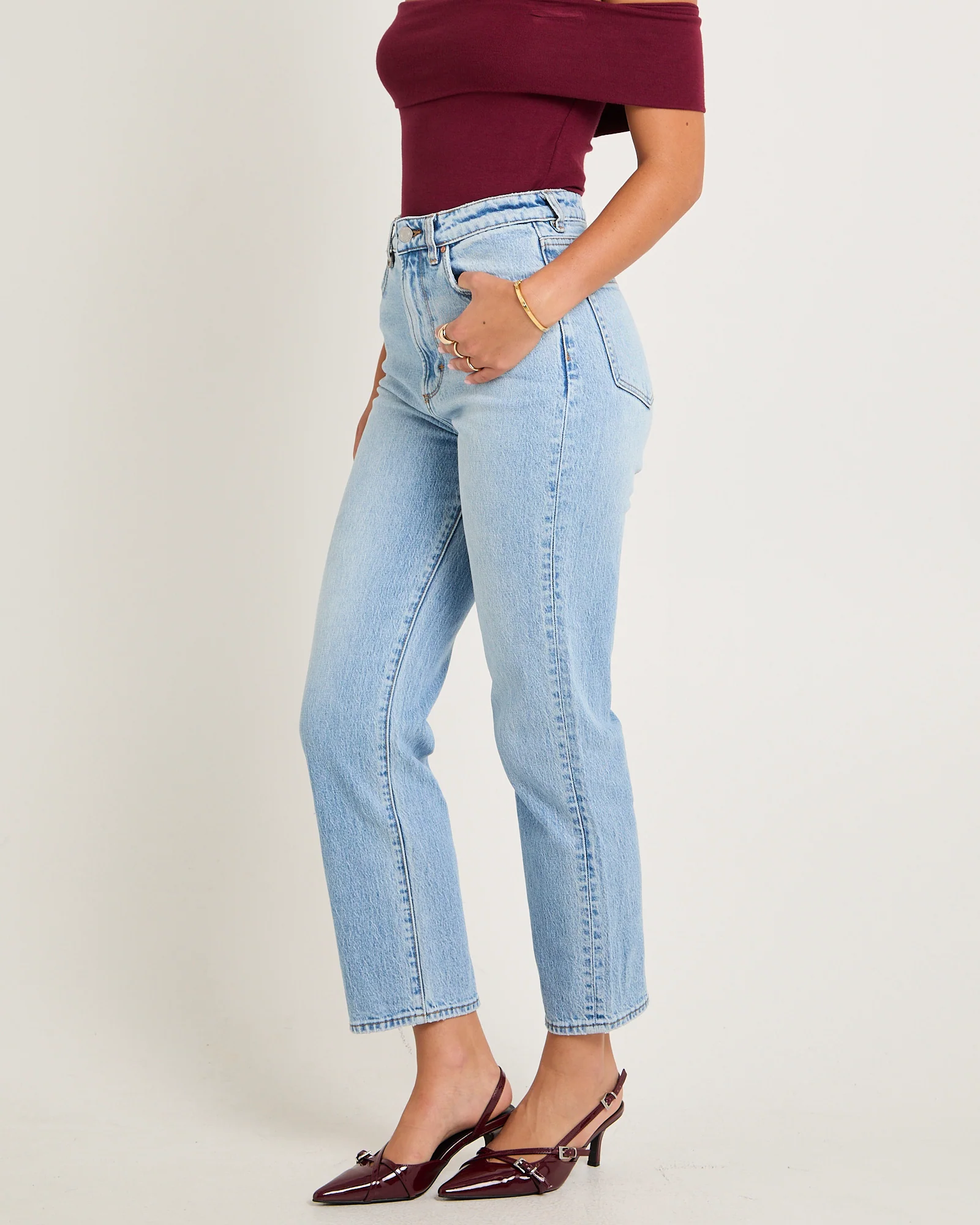 Nico Straight Denim Jeans - Image 4