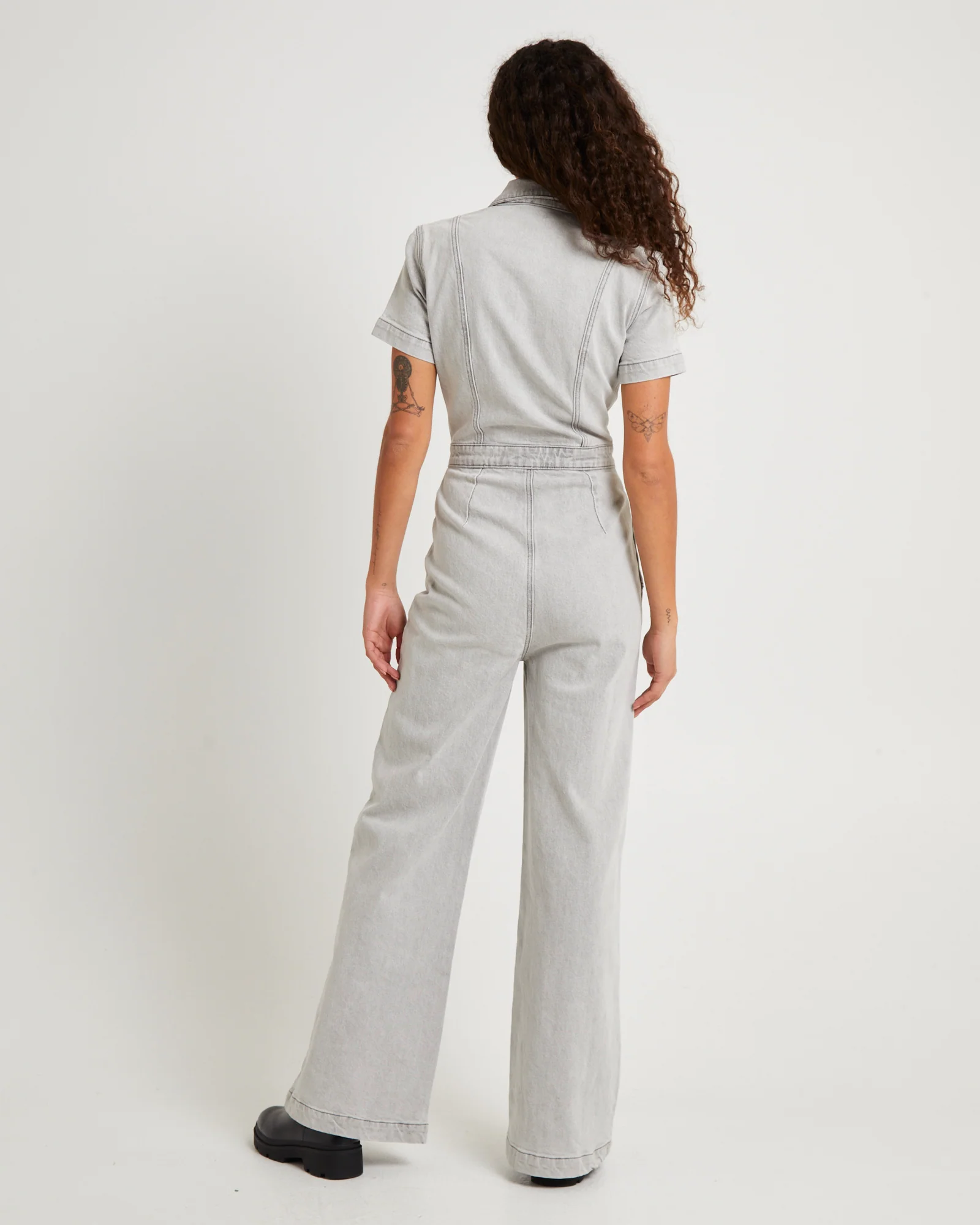 Nikki Denim Maxi Boiler Suit - Image 2