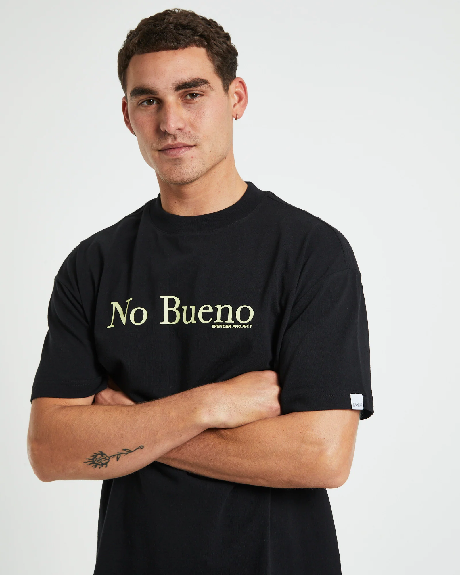 No Bueno Short Sleeve T-Shirt in Black - Image 5