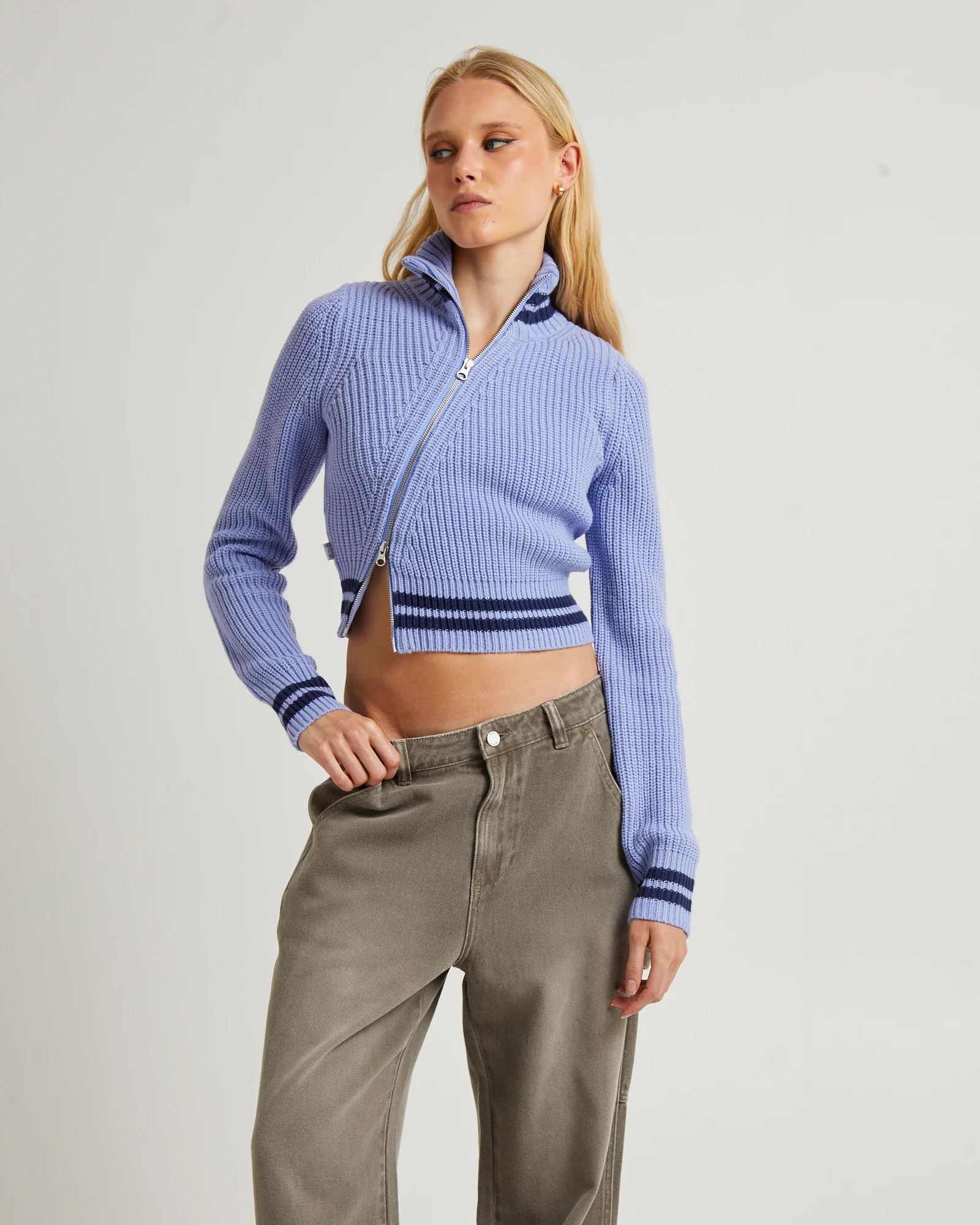 Noise Diva Zip Cardigan