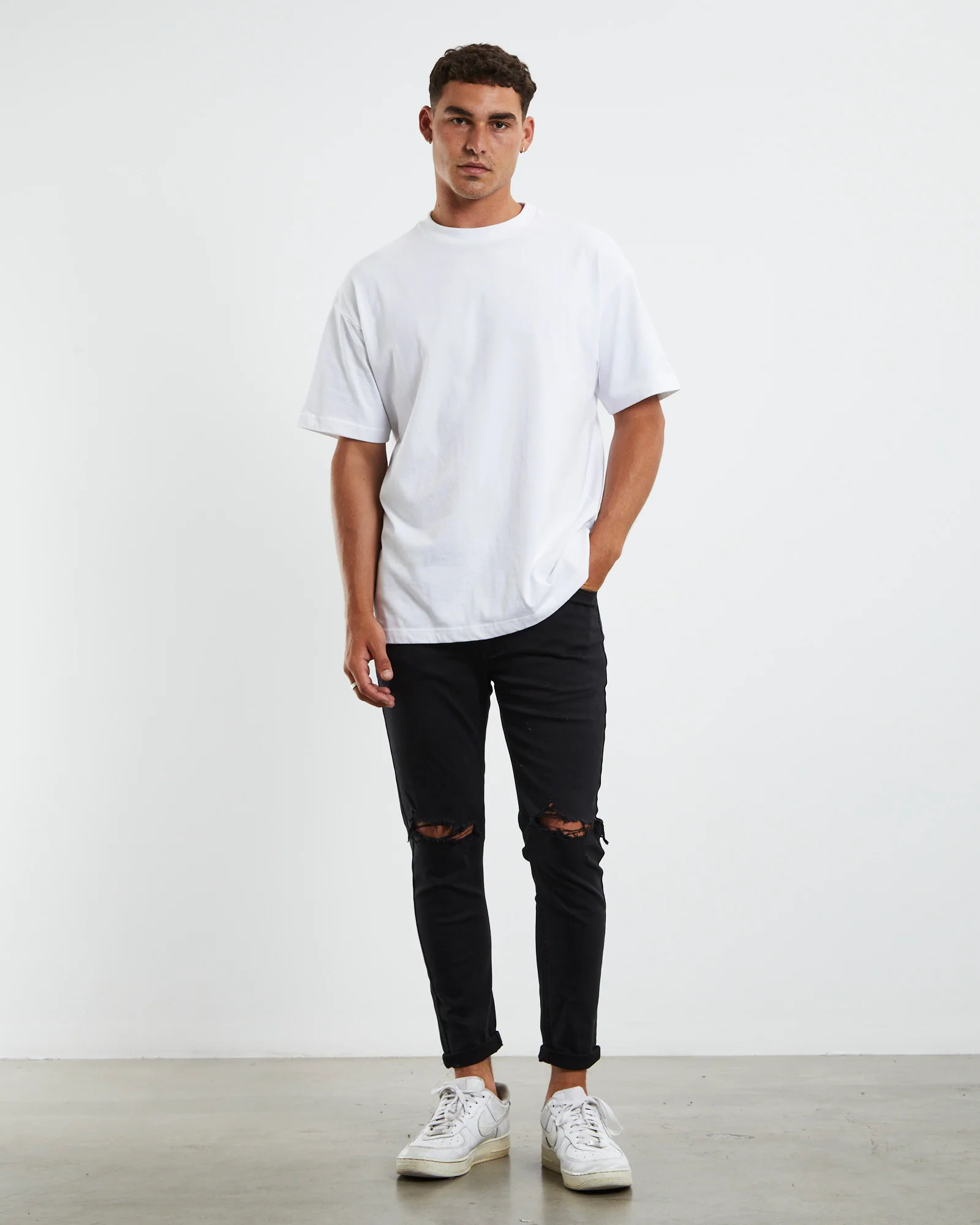 Offset Denim Jeans Base - Image 3
