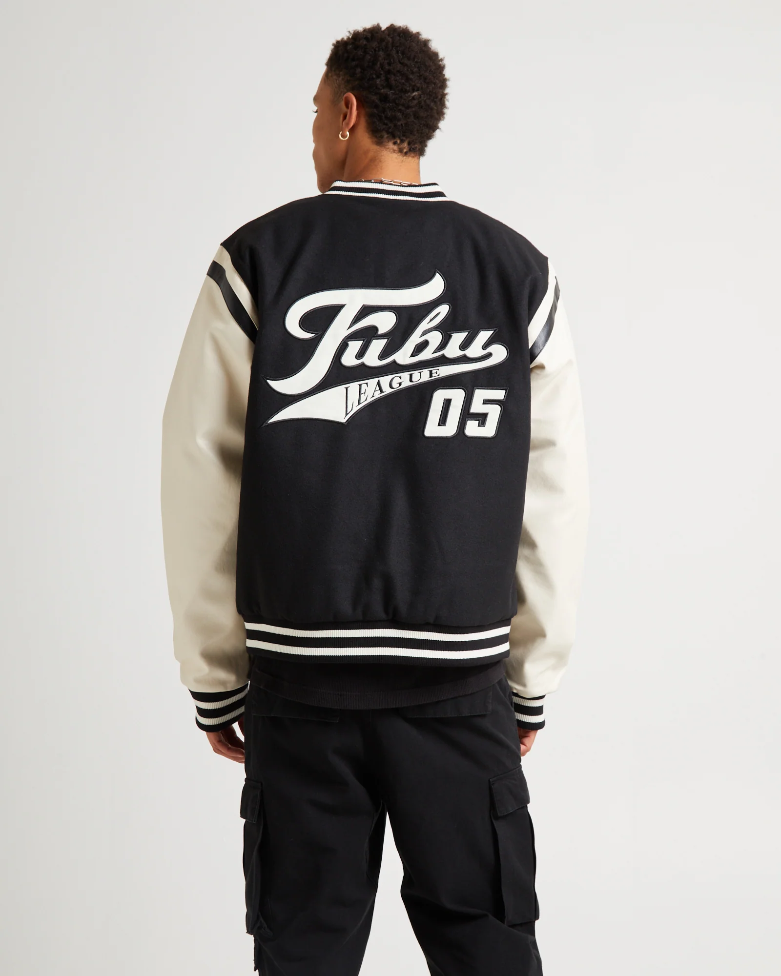 Old English College Jacket Black - Image 6