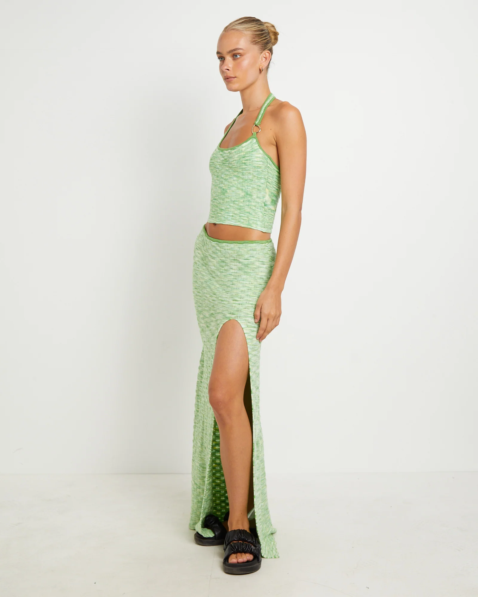 Ombre Asymmetric Knit Top - Image 4