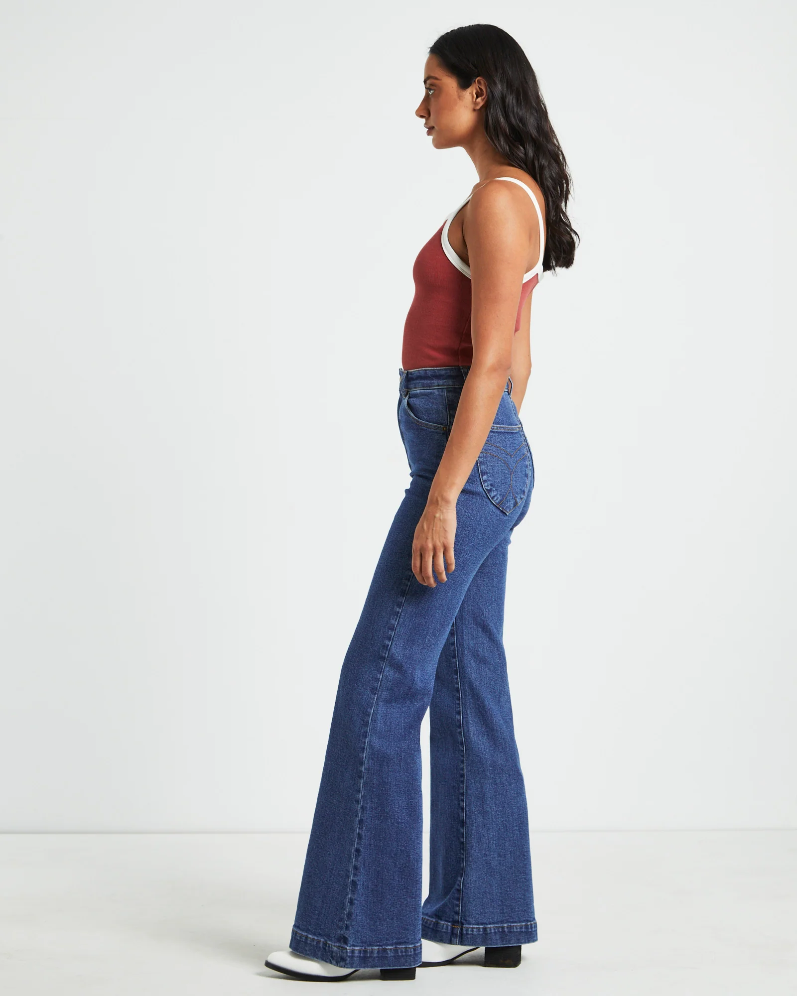 Organic Naomi Tank Top in Brick - Image 4