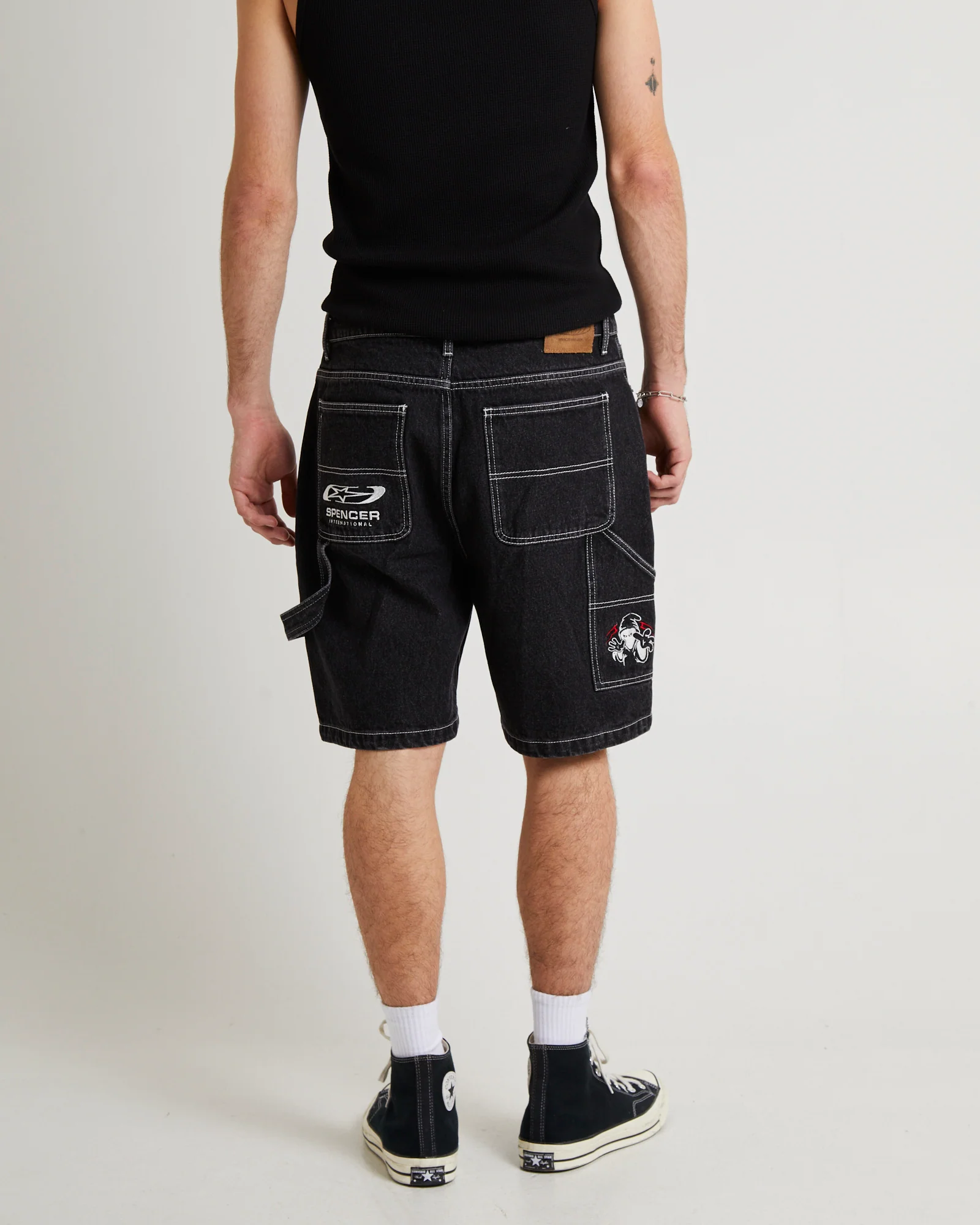 Oslo Y2K Carpenter Denim Short - Image 2