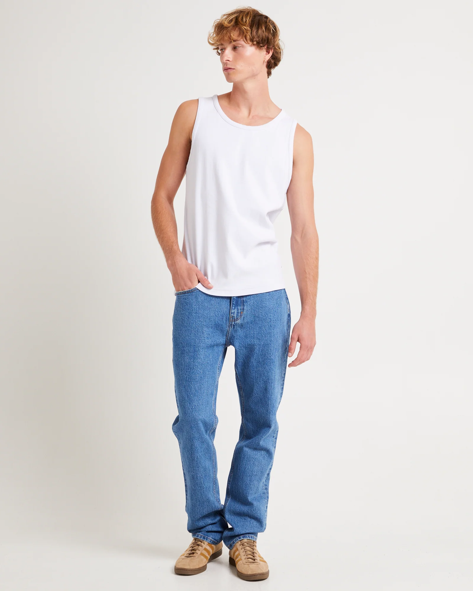 Paramount Ribbed Singlet - Image 3