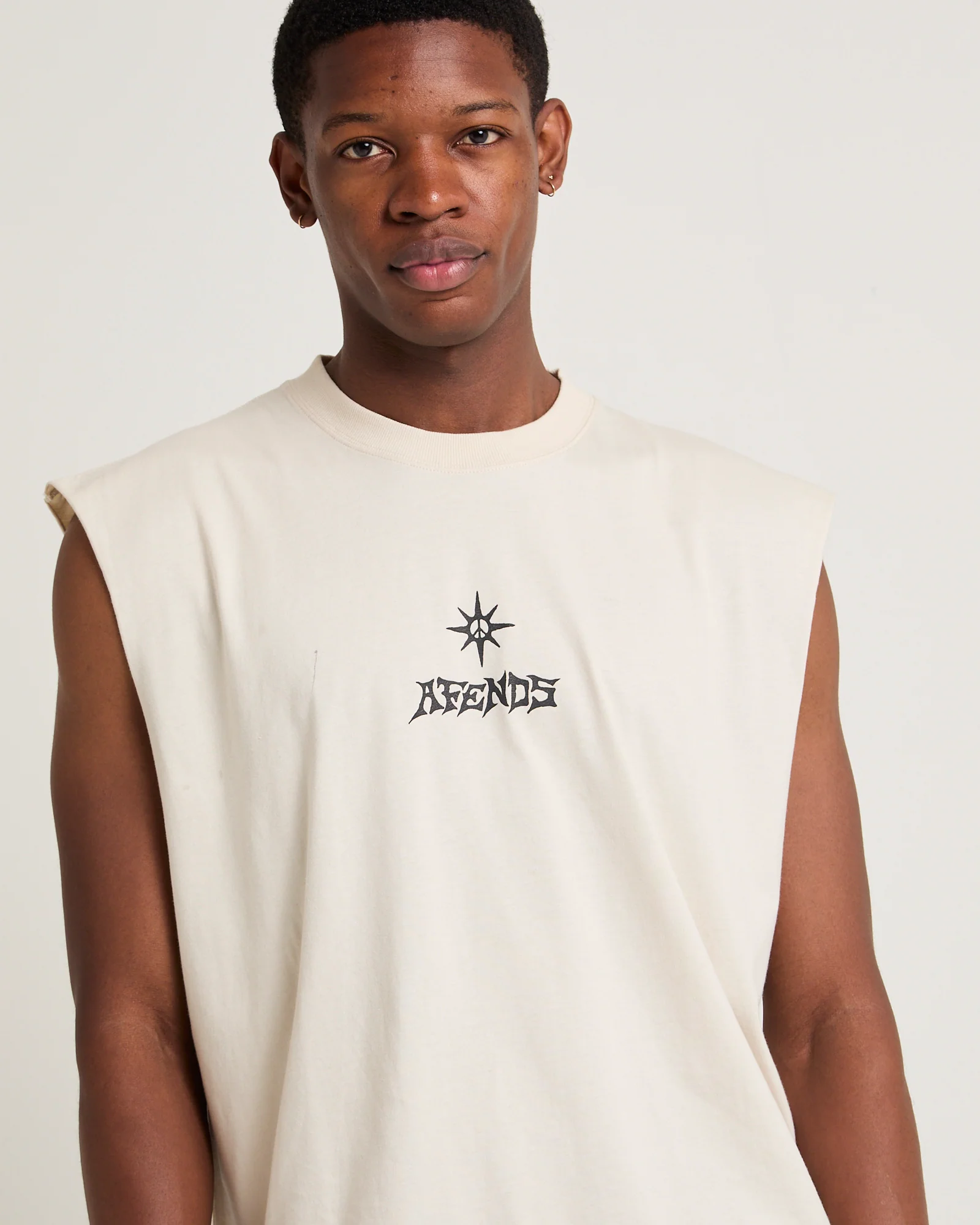 Peace Out Short Sleeveless T-Shirt - Image 5