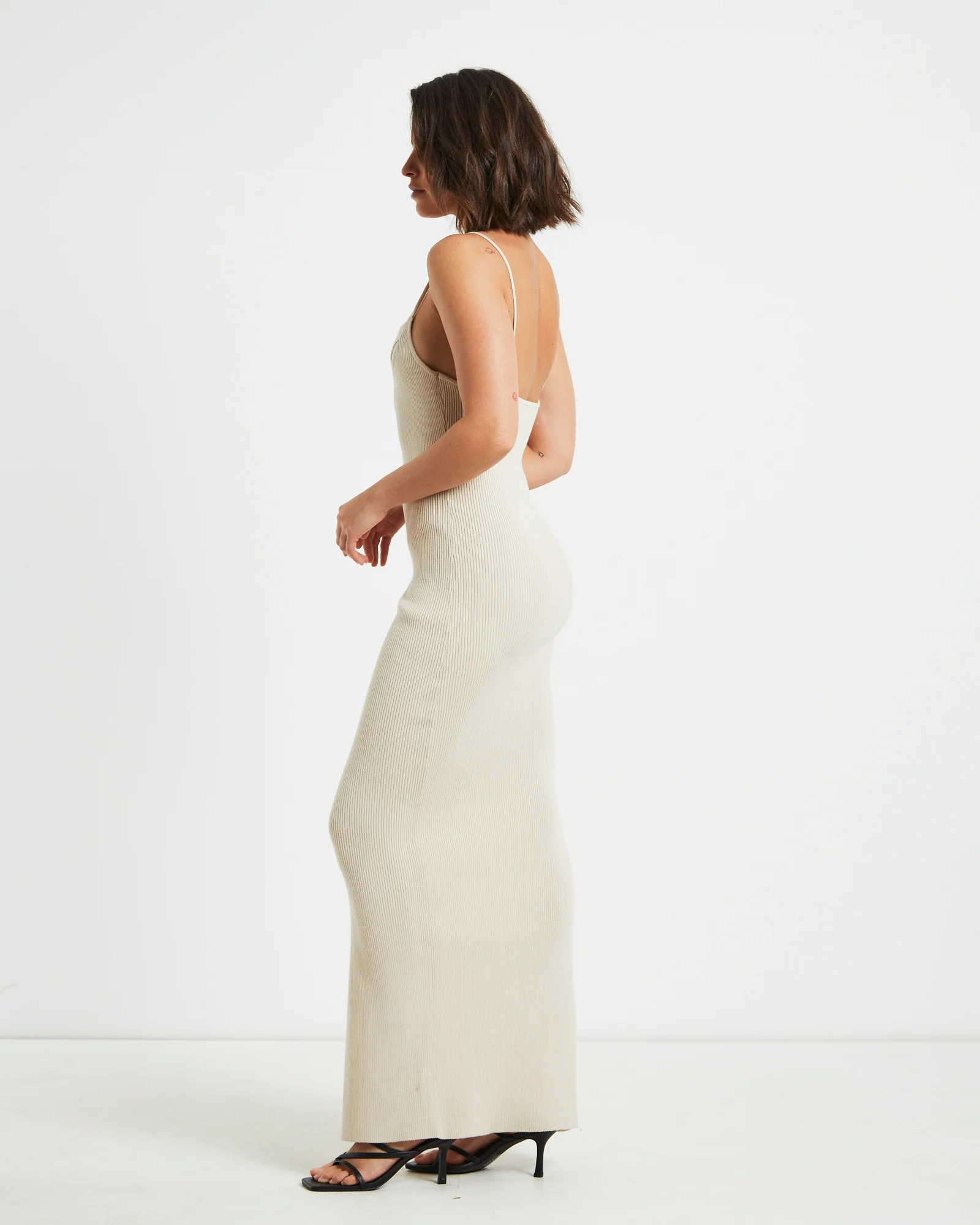 Petra Maxi Dress in Sand - Image 4