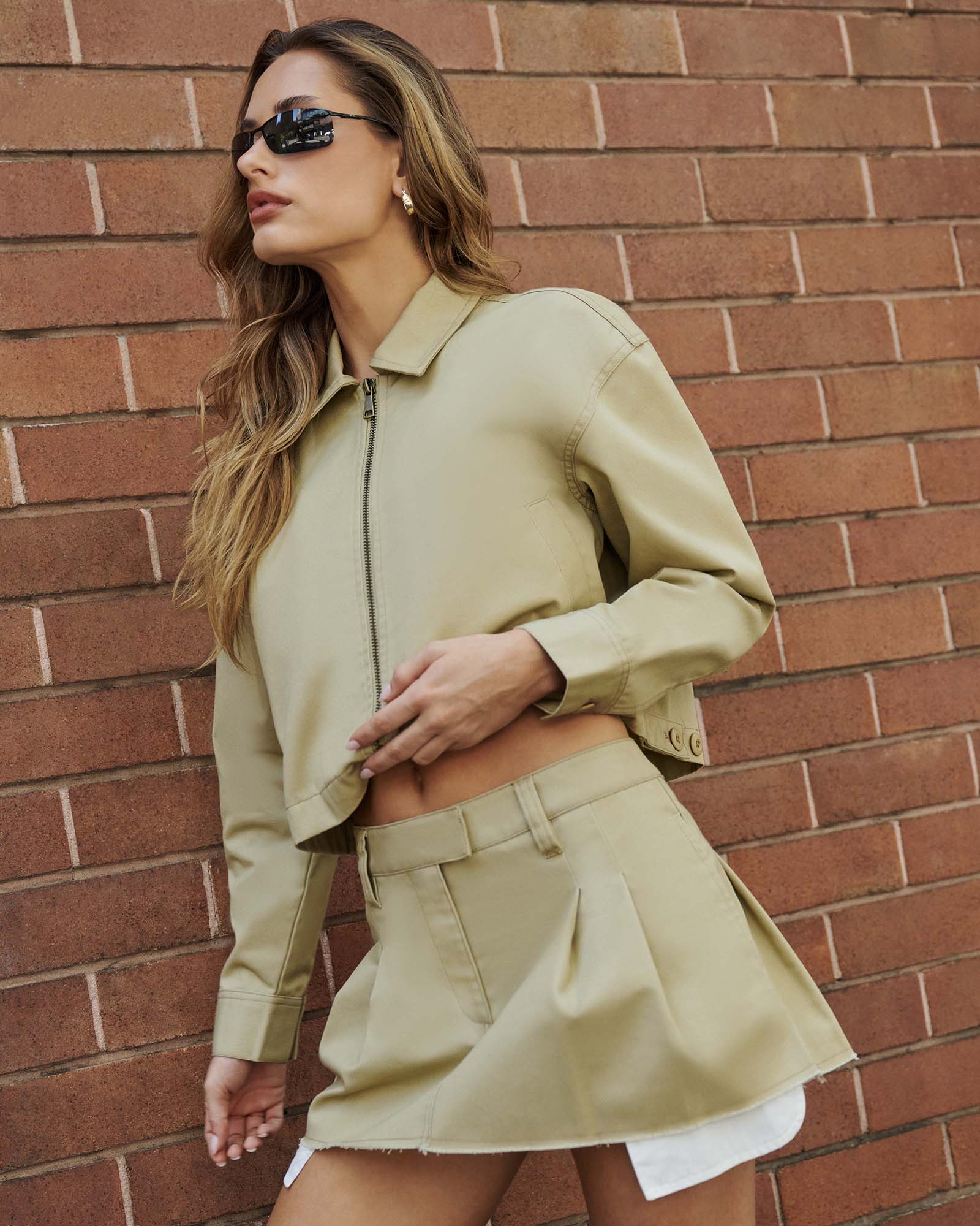 Petra Pleated Mini Skirt - Image 2