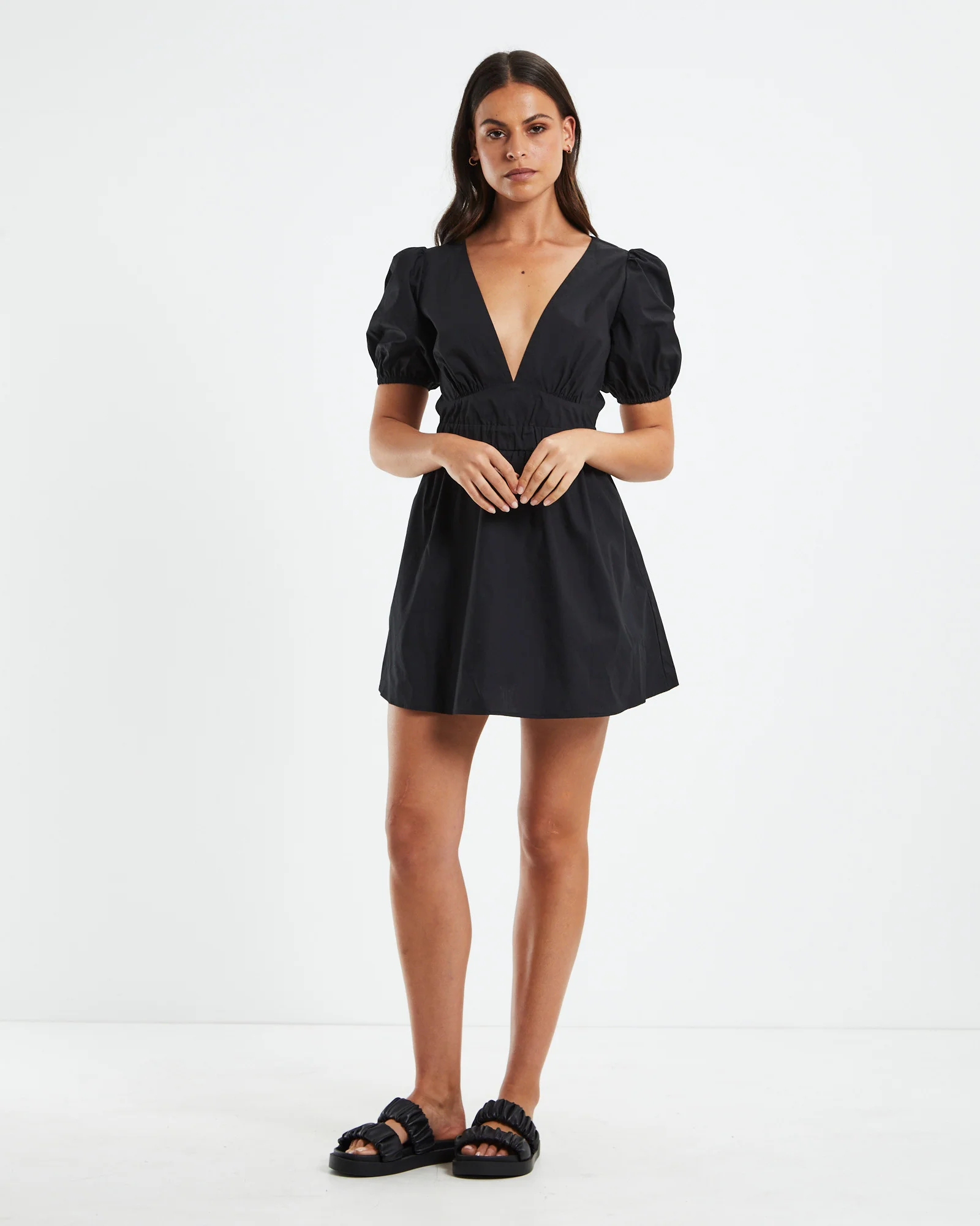 Piper Puff Sleeve Mini Dress - Image 3