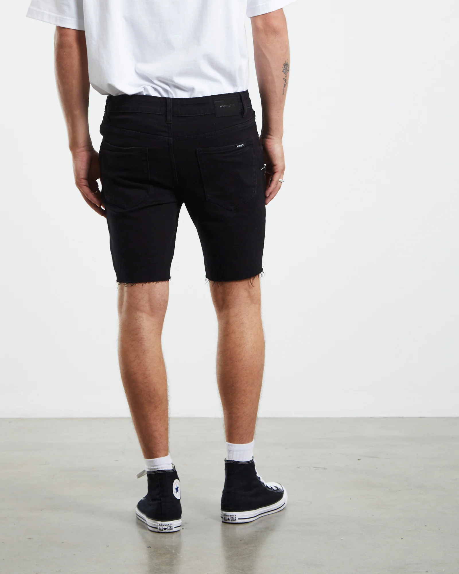 Pistol Denim Shorts Black Night - Image 2