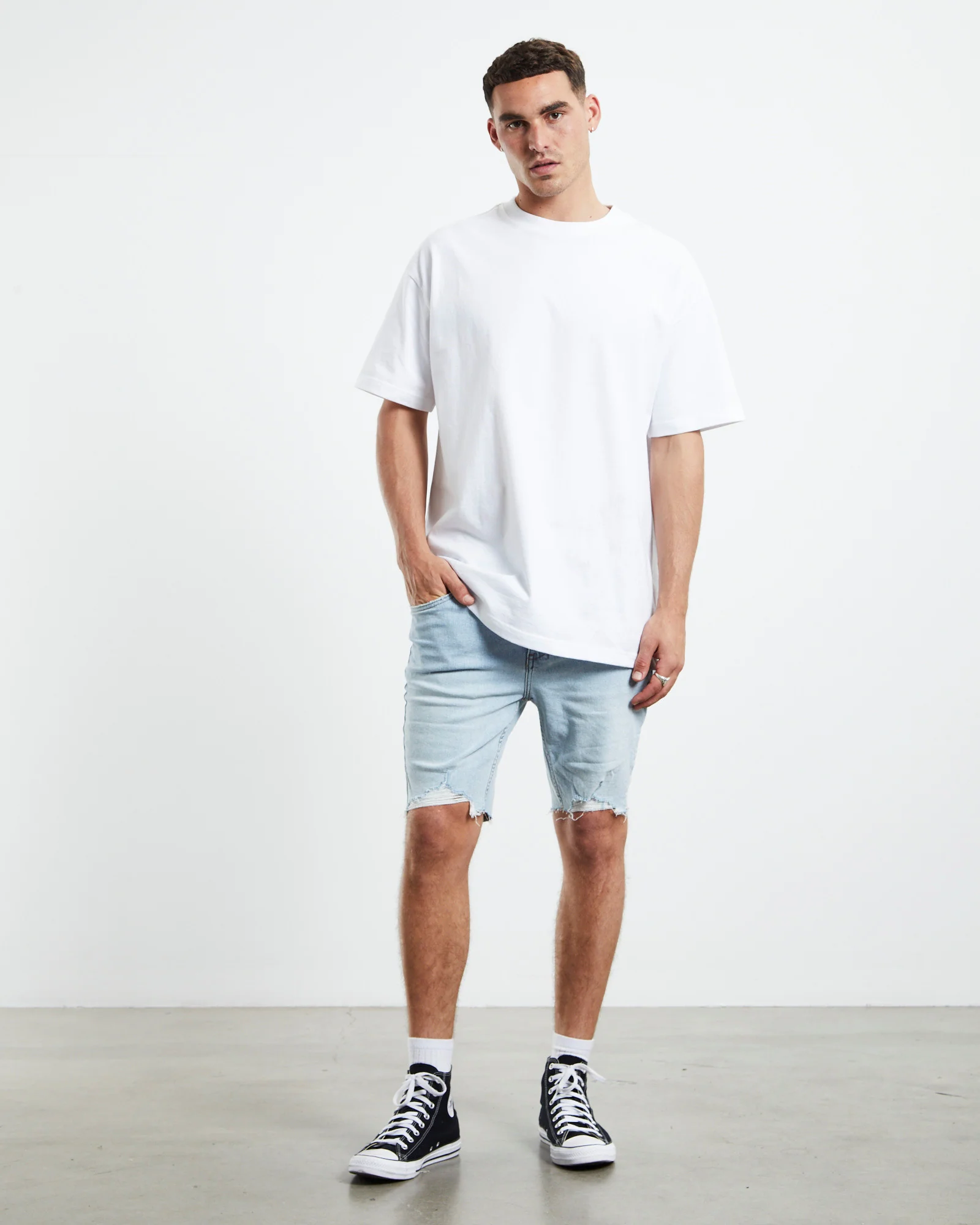 Pistol Denim Shorts Break - Image 3