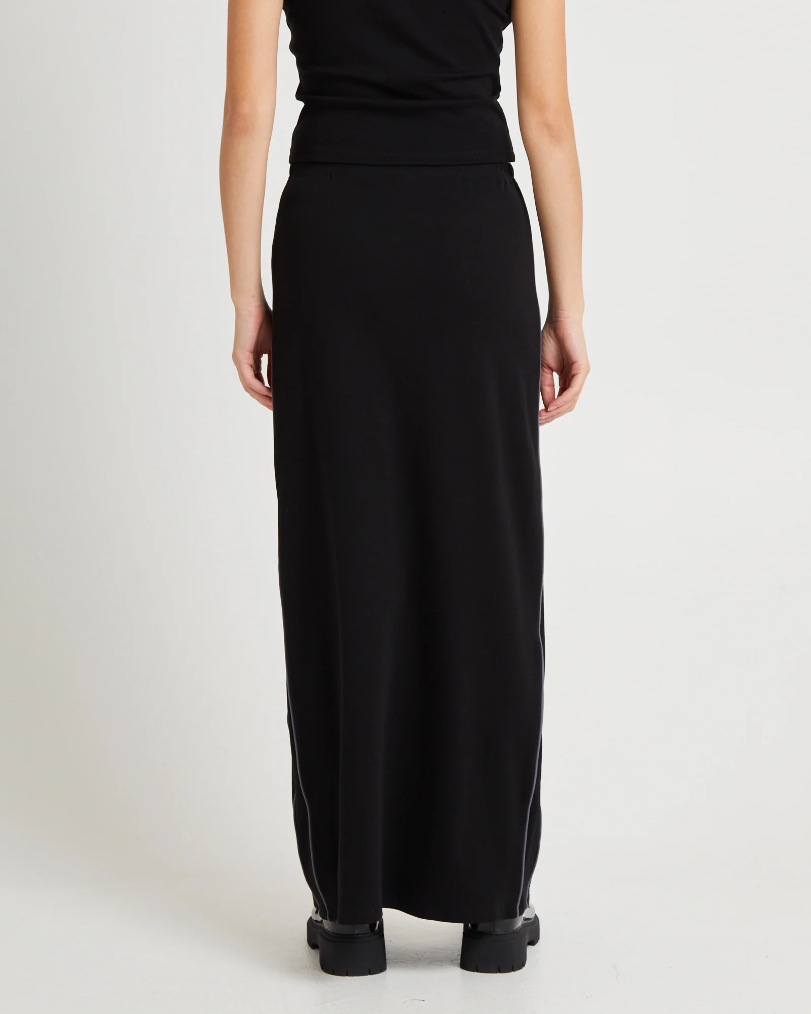 Pitch Piped Maxi Jersey Skirt - Image 2
