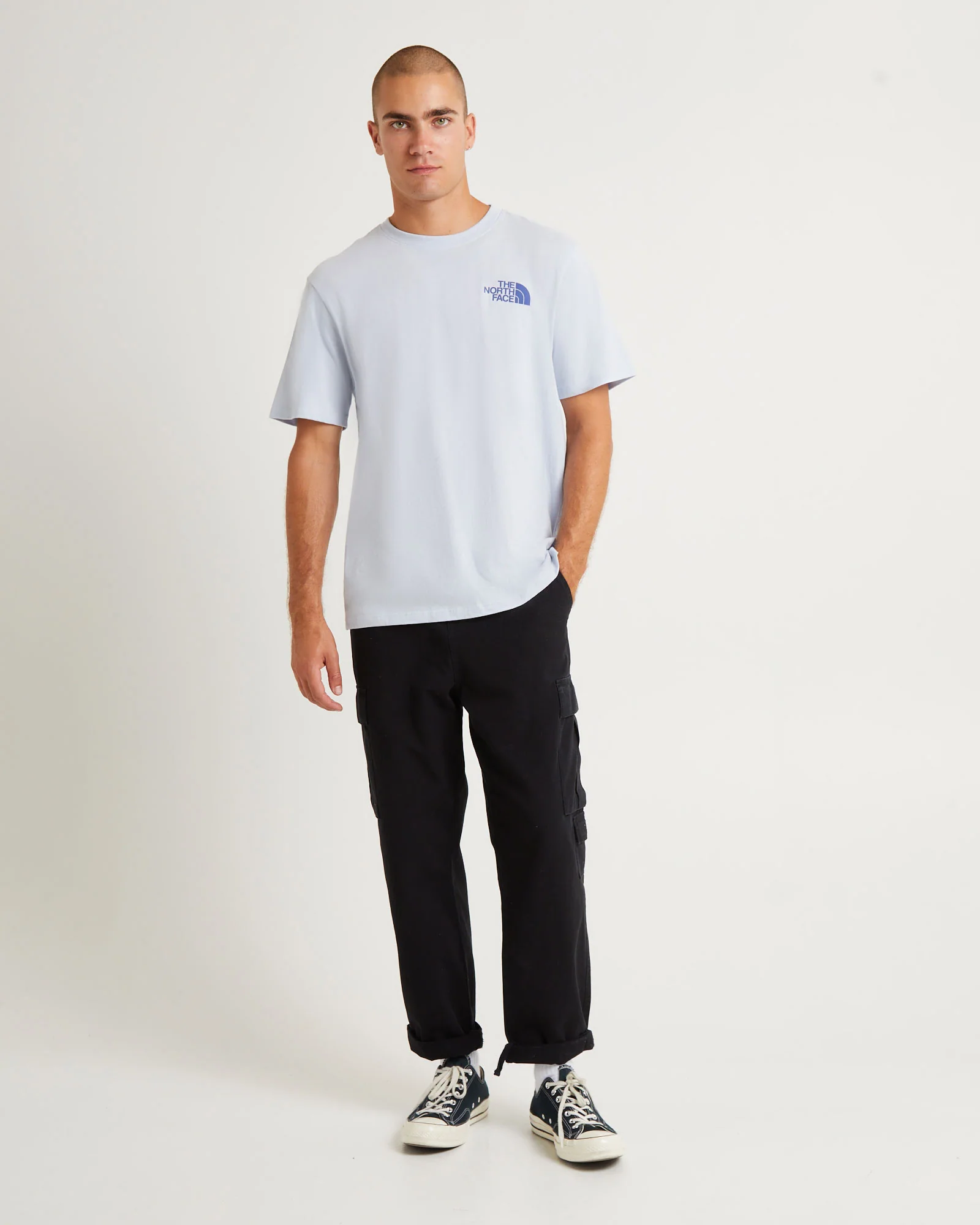 Places We Love Short Sleeve T-Shirt Dusty Periwinkle Grey - Image 3