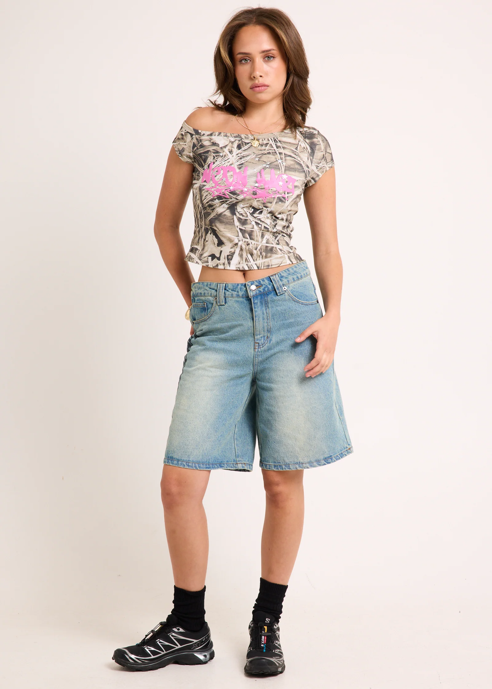 Planet Camo Baby Tee - Image 2
