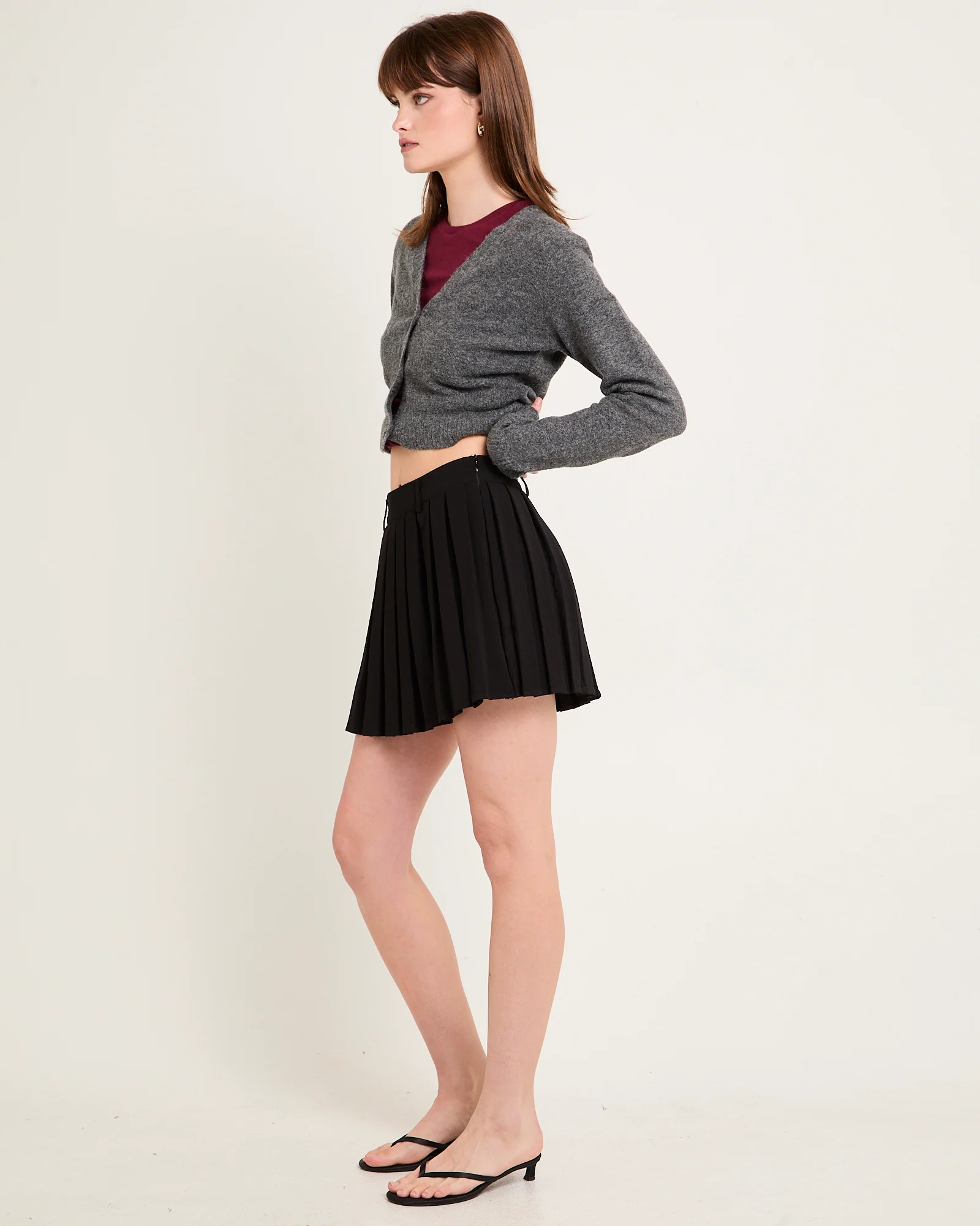 Pleated Mini Skirt - Image 4