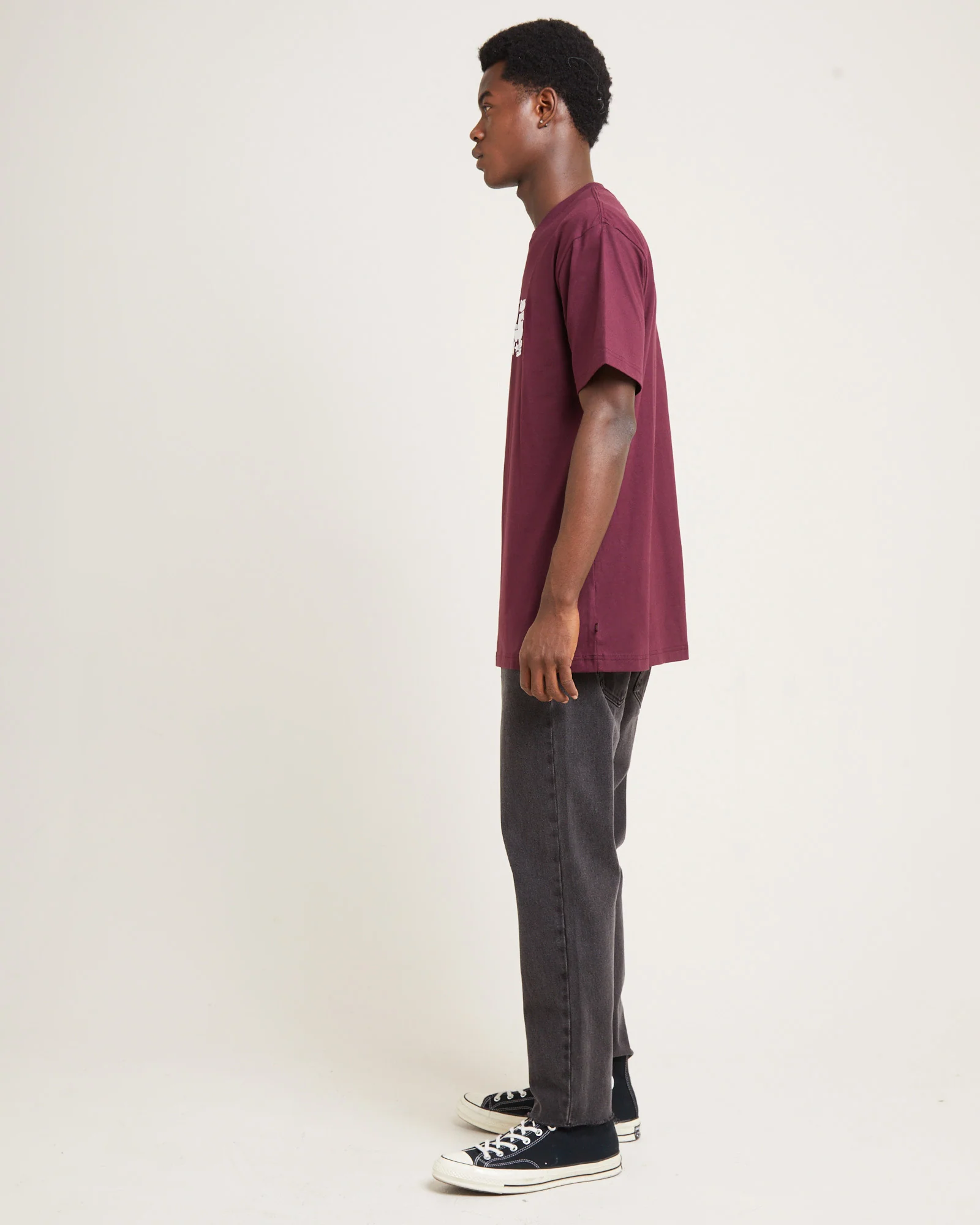 Poster 330 Short Sleeve T-Shirt Port Burgundy - Image 3