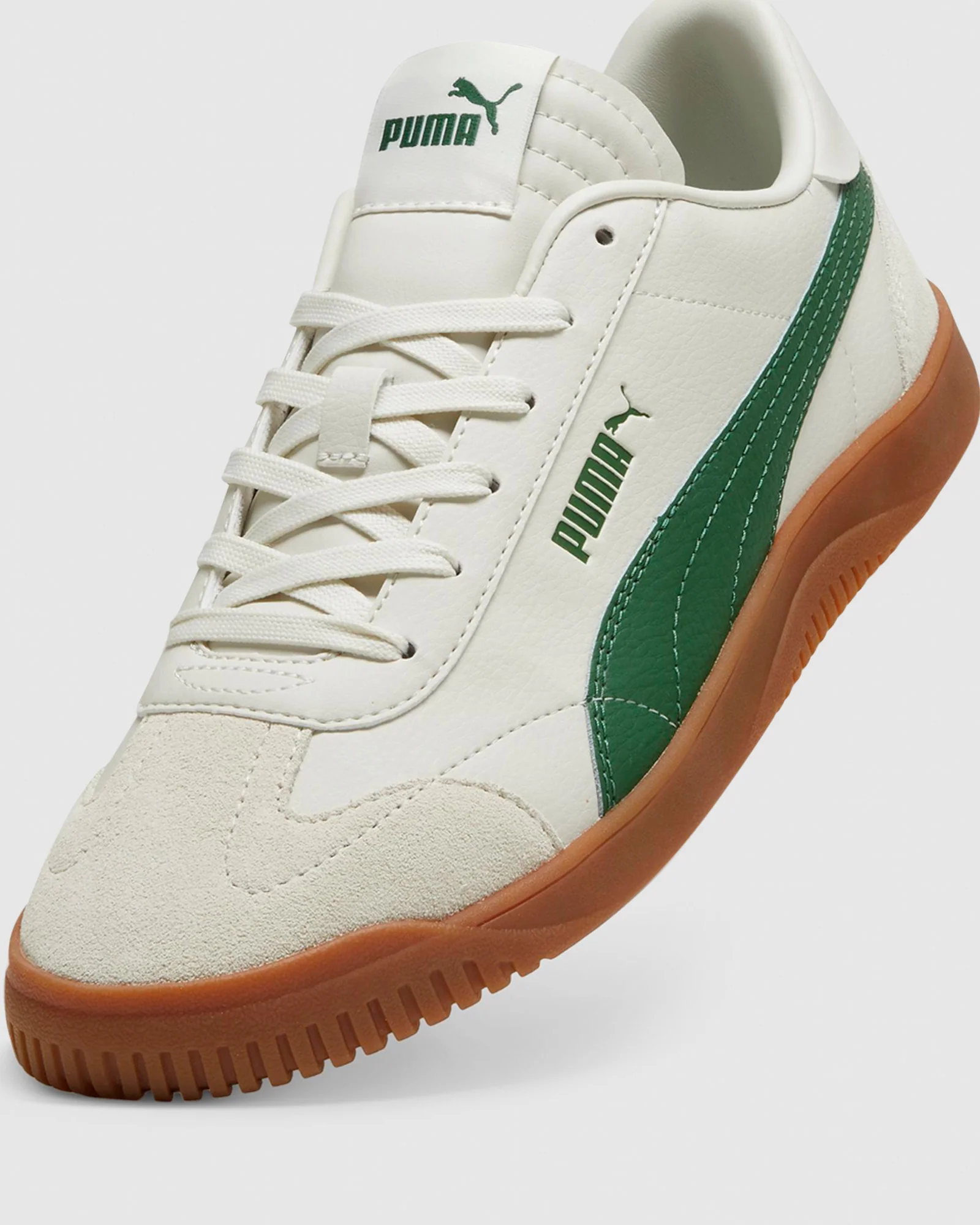 Puma Club 5V5 SD Vapor Sneakers in Grey/Green - Image 3